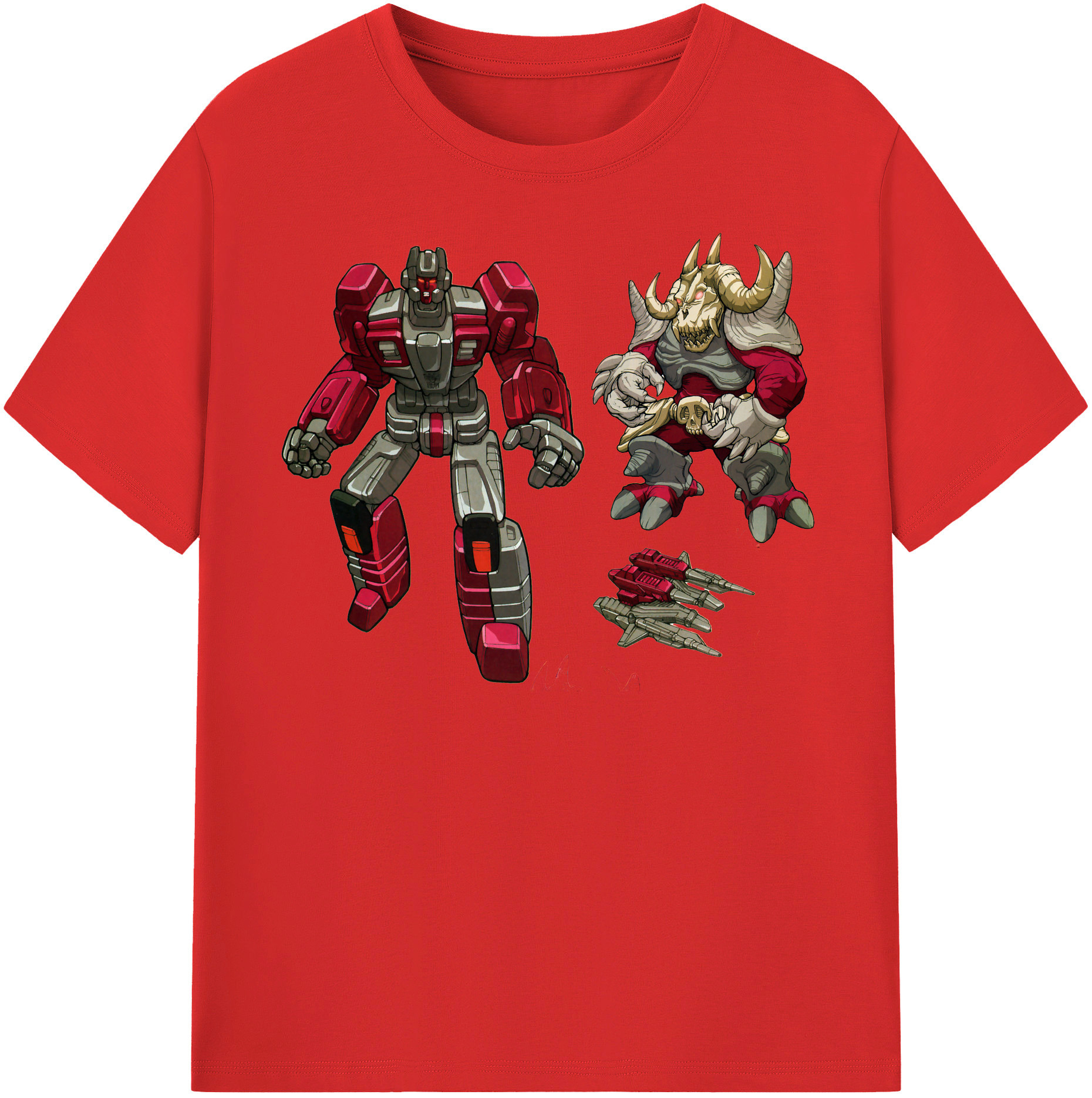 （画像用）  綿100％半袖Tシャツ（フロントプリント）