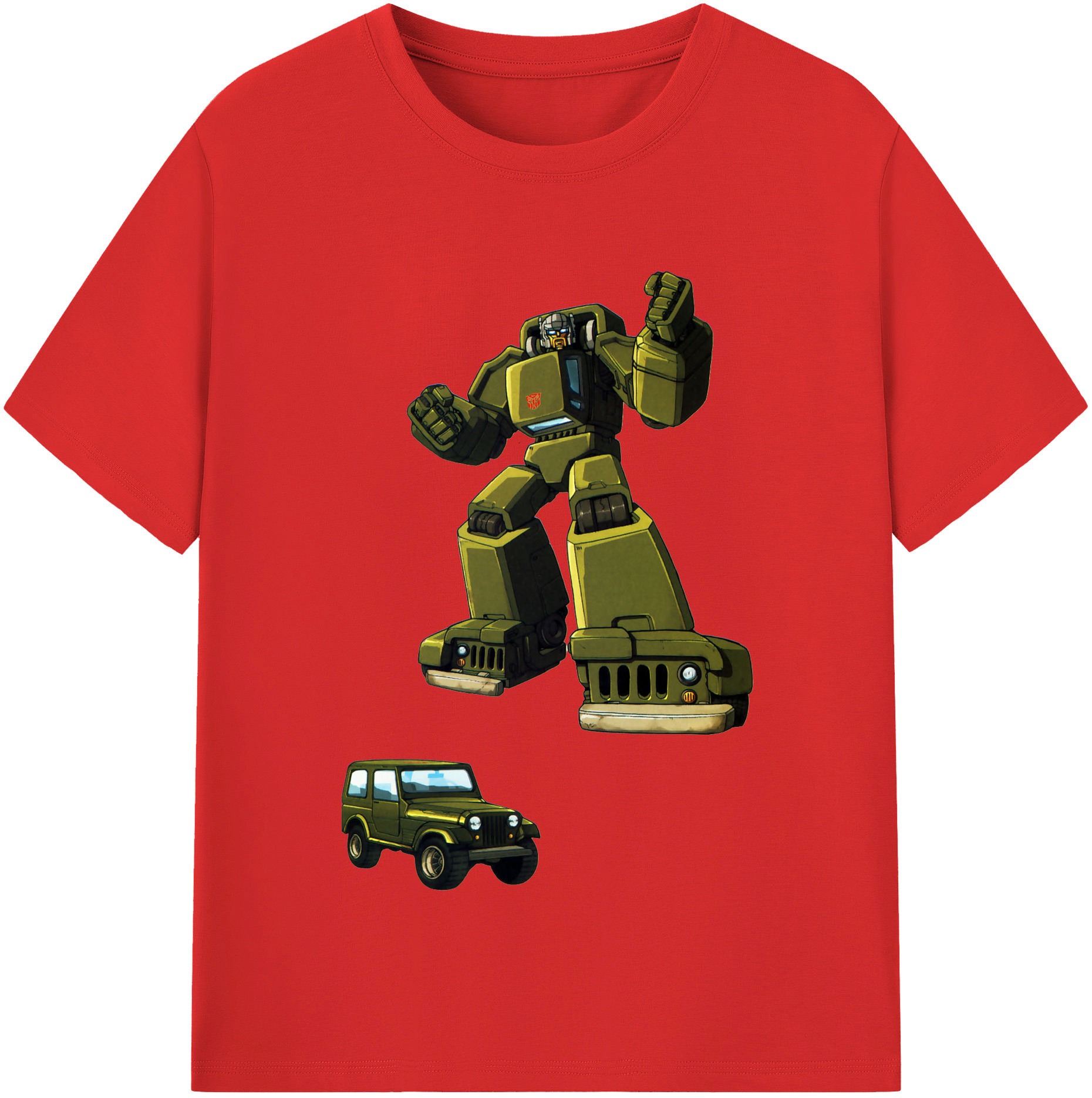 （画像用）  綿100％半袖Tシャツ（フロントプリント）