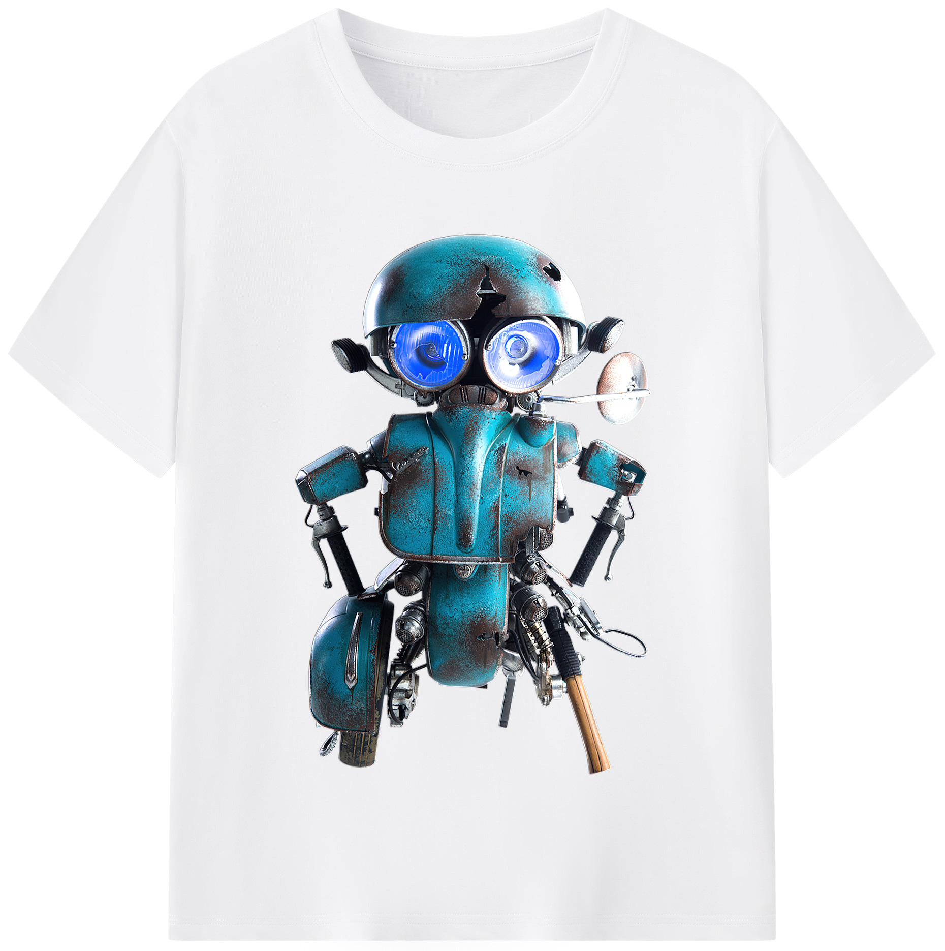 （画像用）  綿100％半袖Tシャツ（フロントプリント）