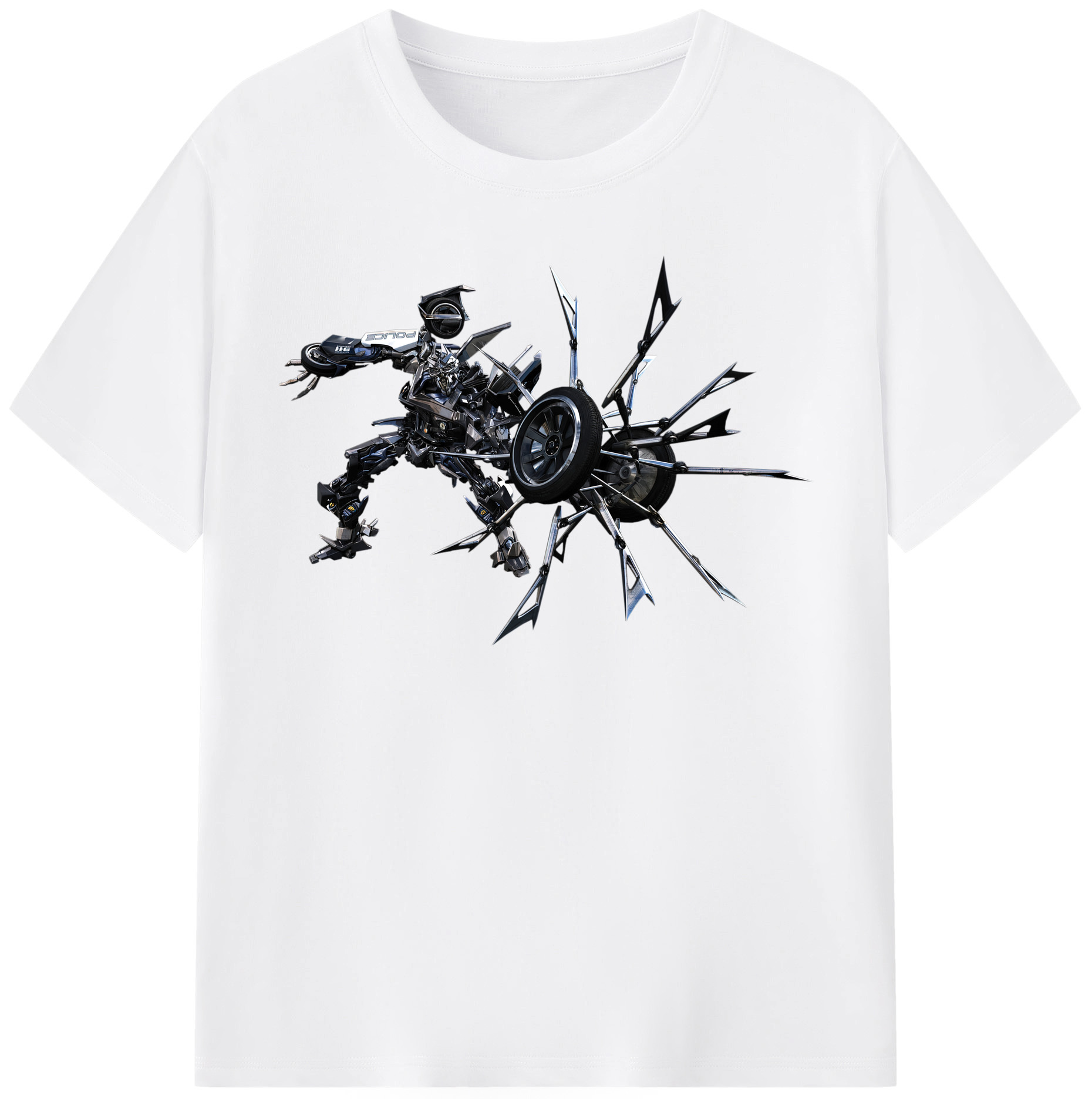 （画像用）  綿100％半袖Tシャツ（フロントプリント）