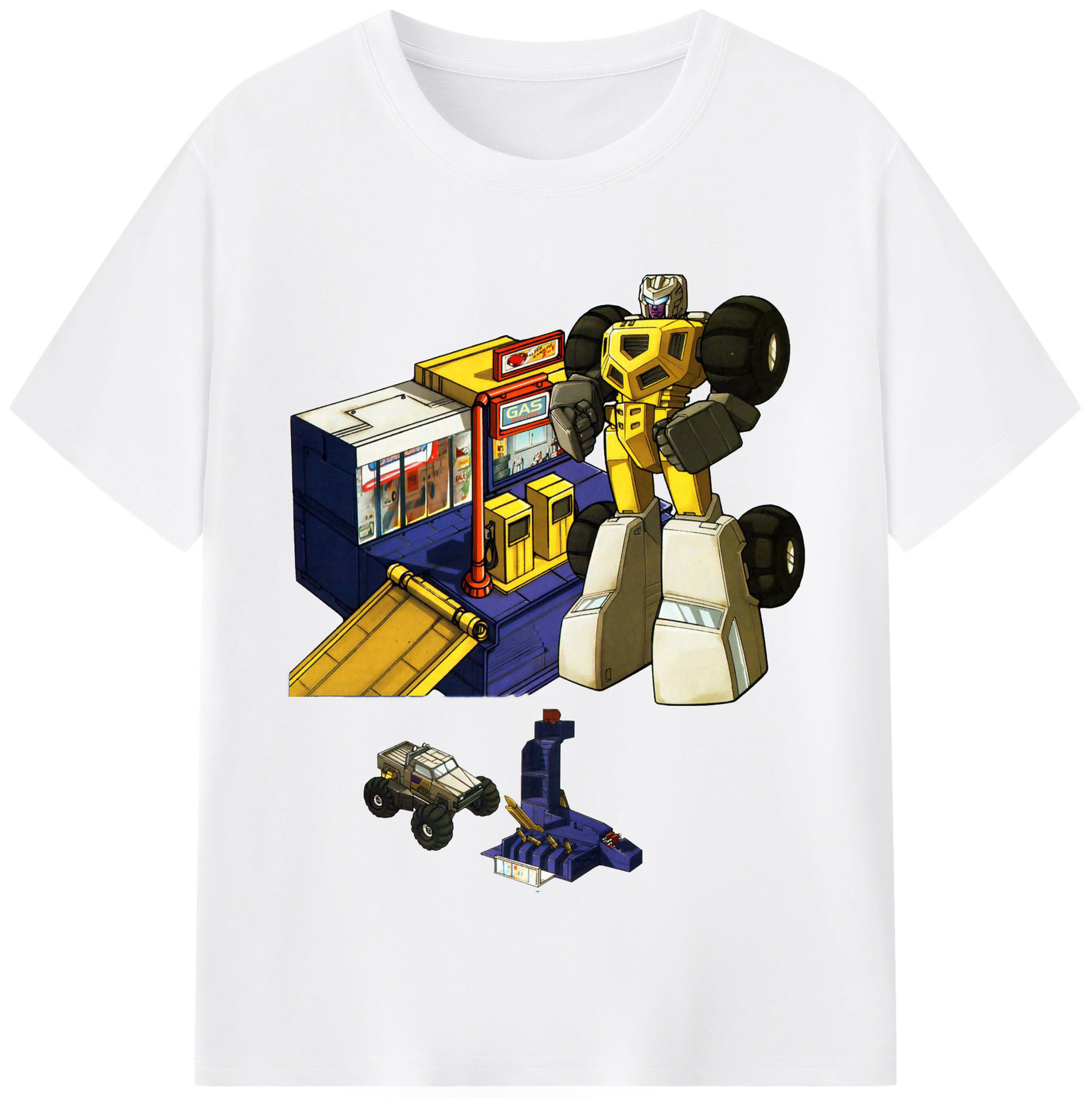 （画像用）  綿100％半袖Tシャツ（フロントプリント）