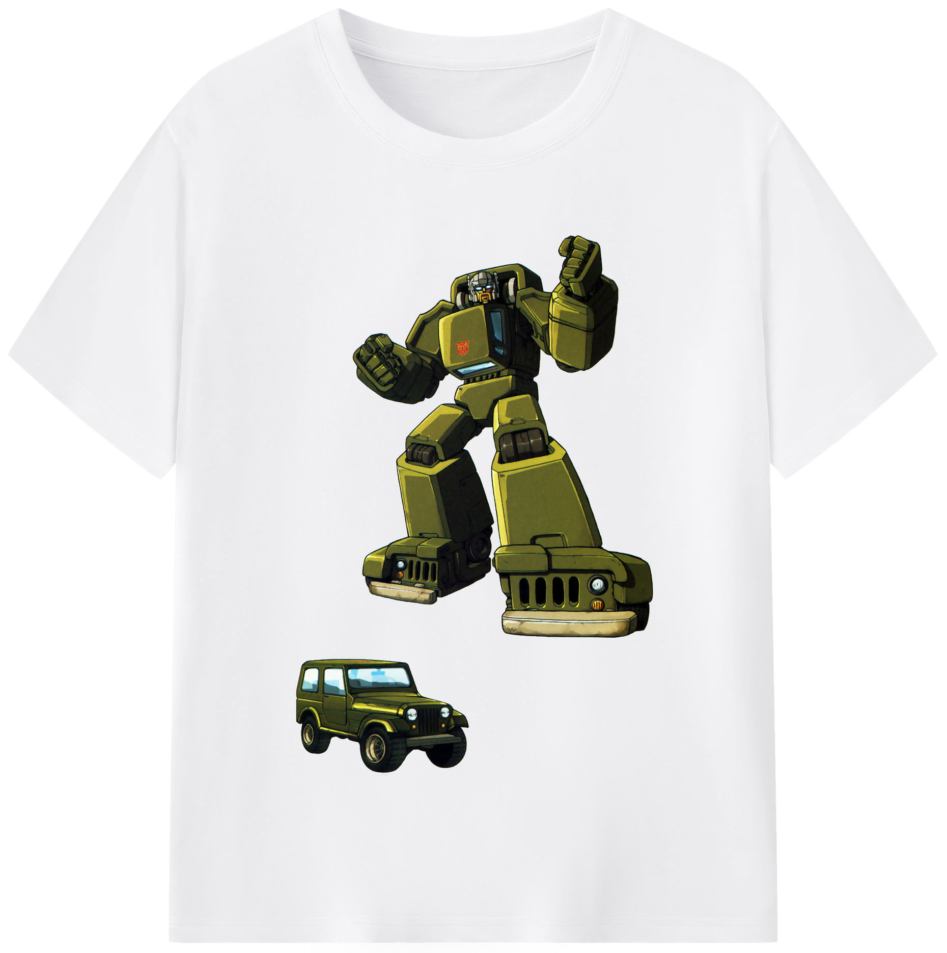 （画像用）  綿100％半袖Tシャツ（フロントプリント）