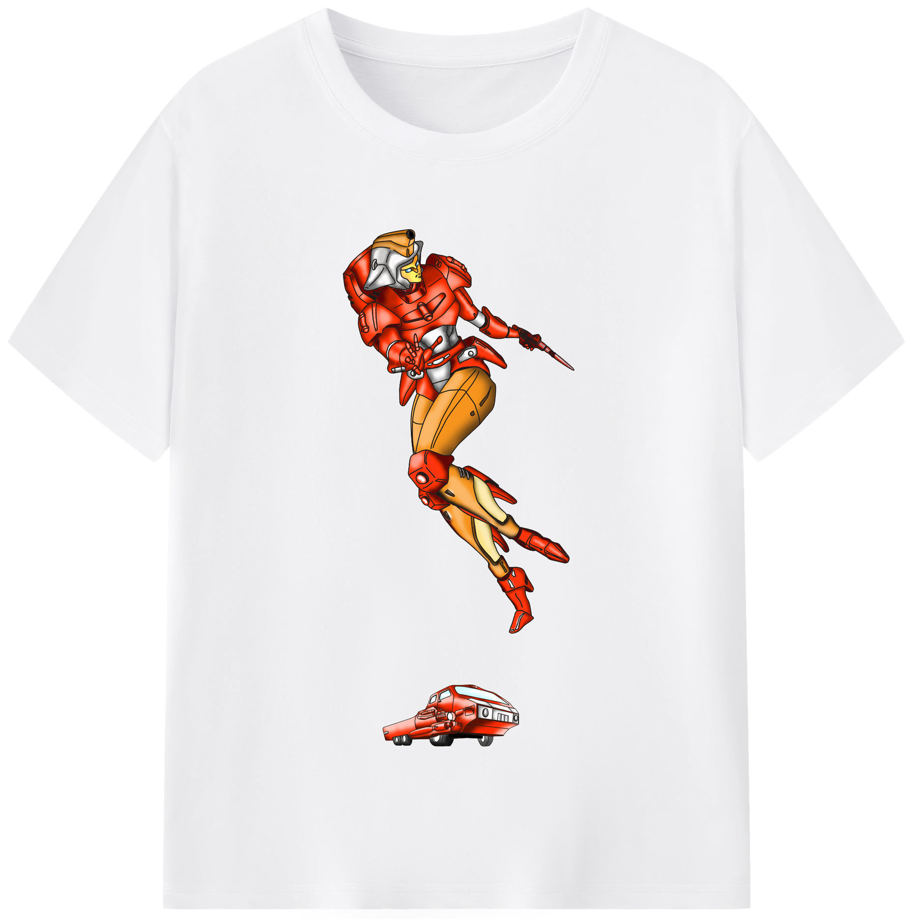 （画像用）  綿100％半袖Tシャツ（フロントプリント）