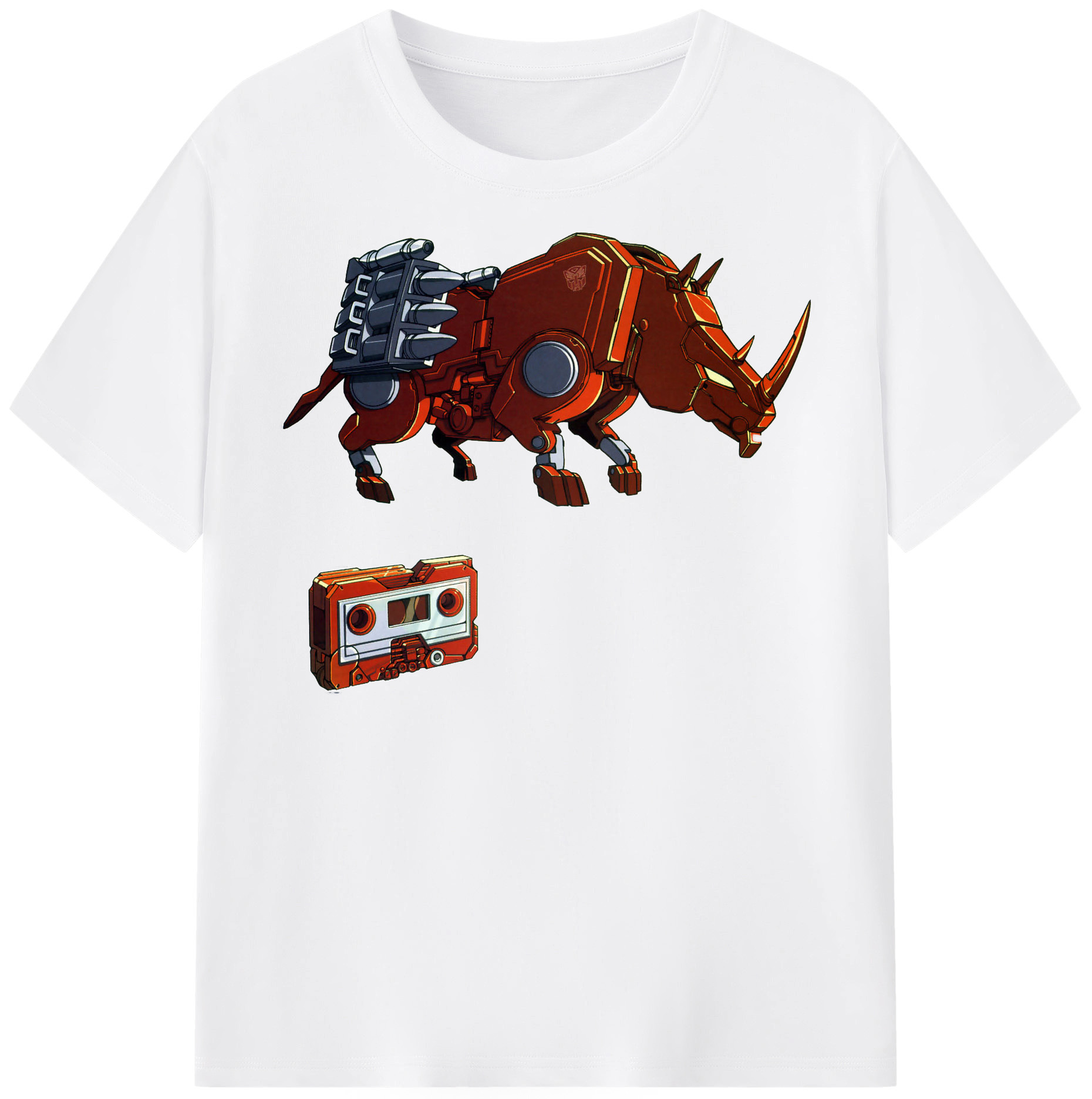 （画像用）  綿100％半袖Tシャツ（フロントプリント）