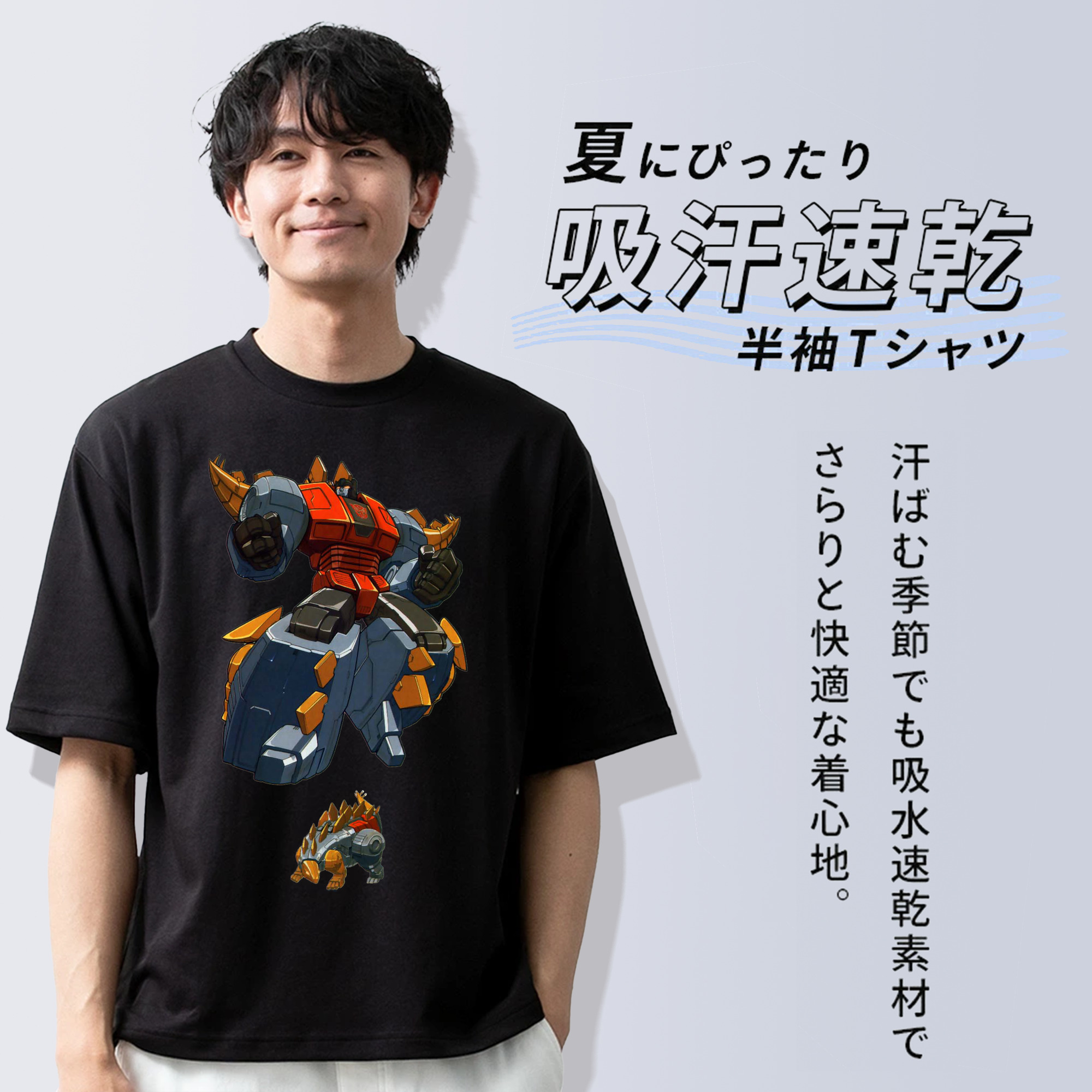 綿100％半袖Tシャツ（フロントプリント）