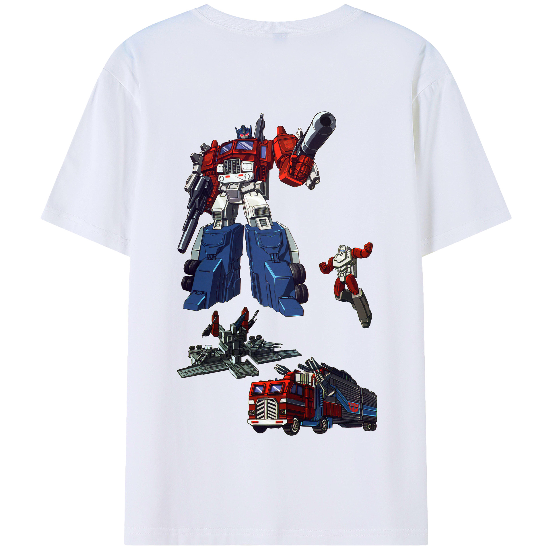 （画像用）  綿100％半袖Tシャツ（背面プリント）