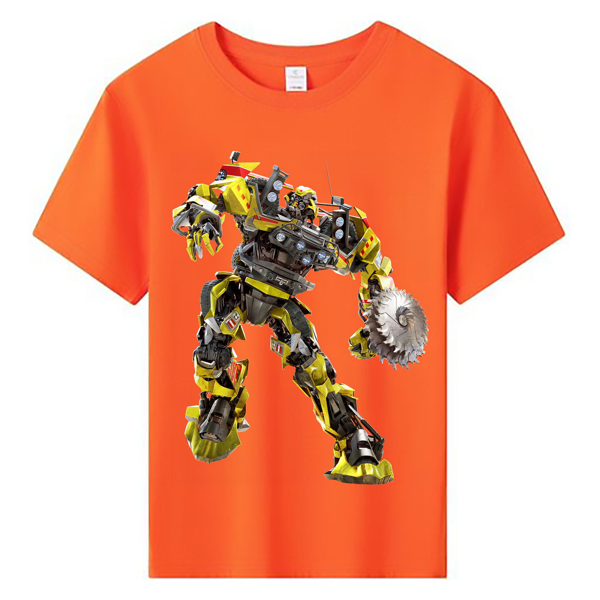 （画像用） Transformers トランスフォーマー 綿100％キッズTシャツ（フロントプリント）