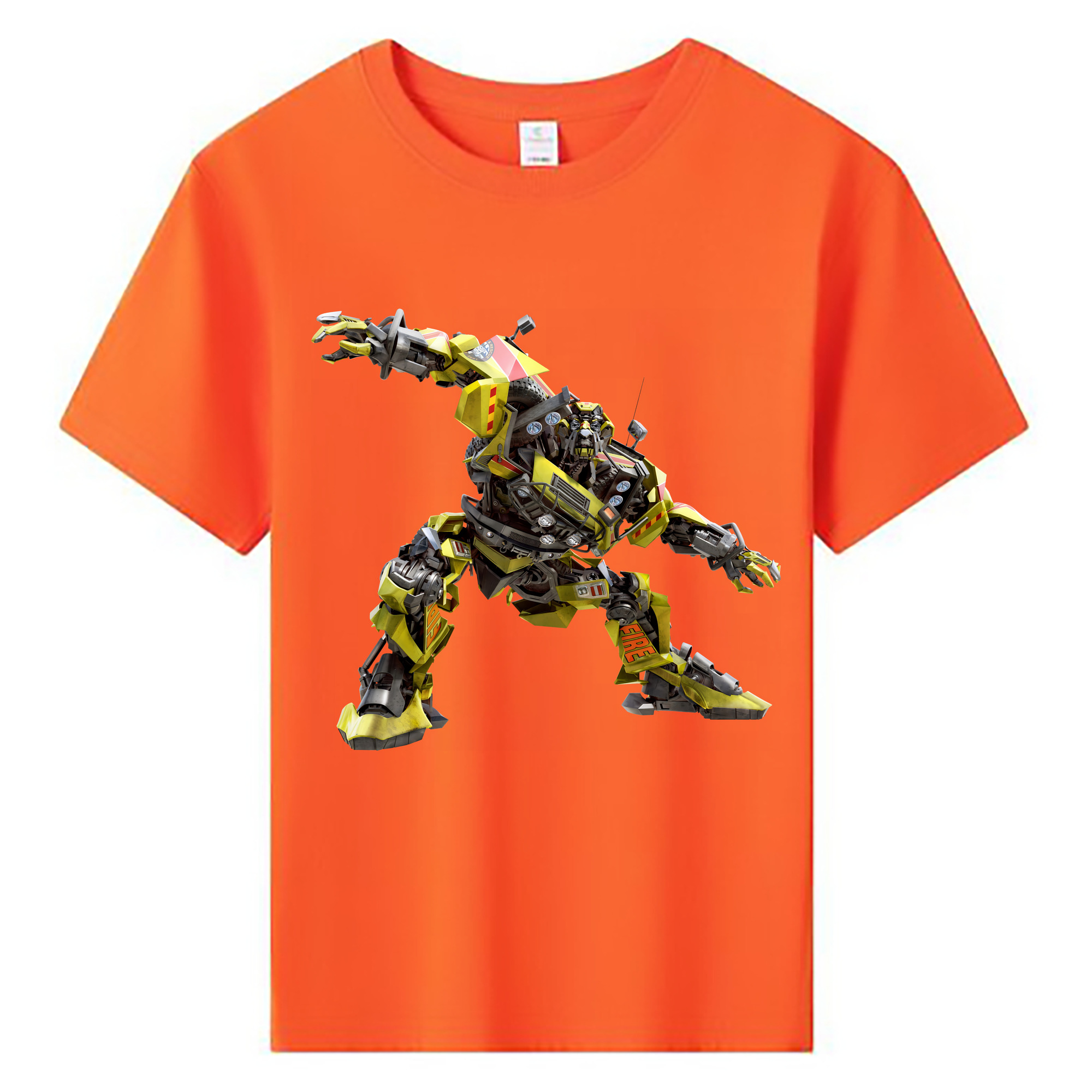（画像用） Transformers トランスフォーマー 綿100％キッズTシャツ（フロントプリント）