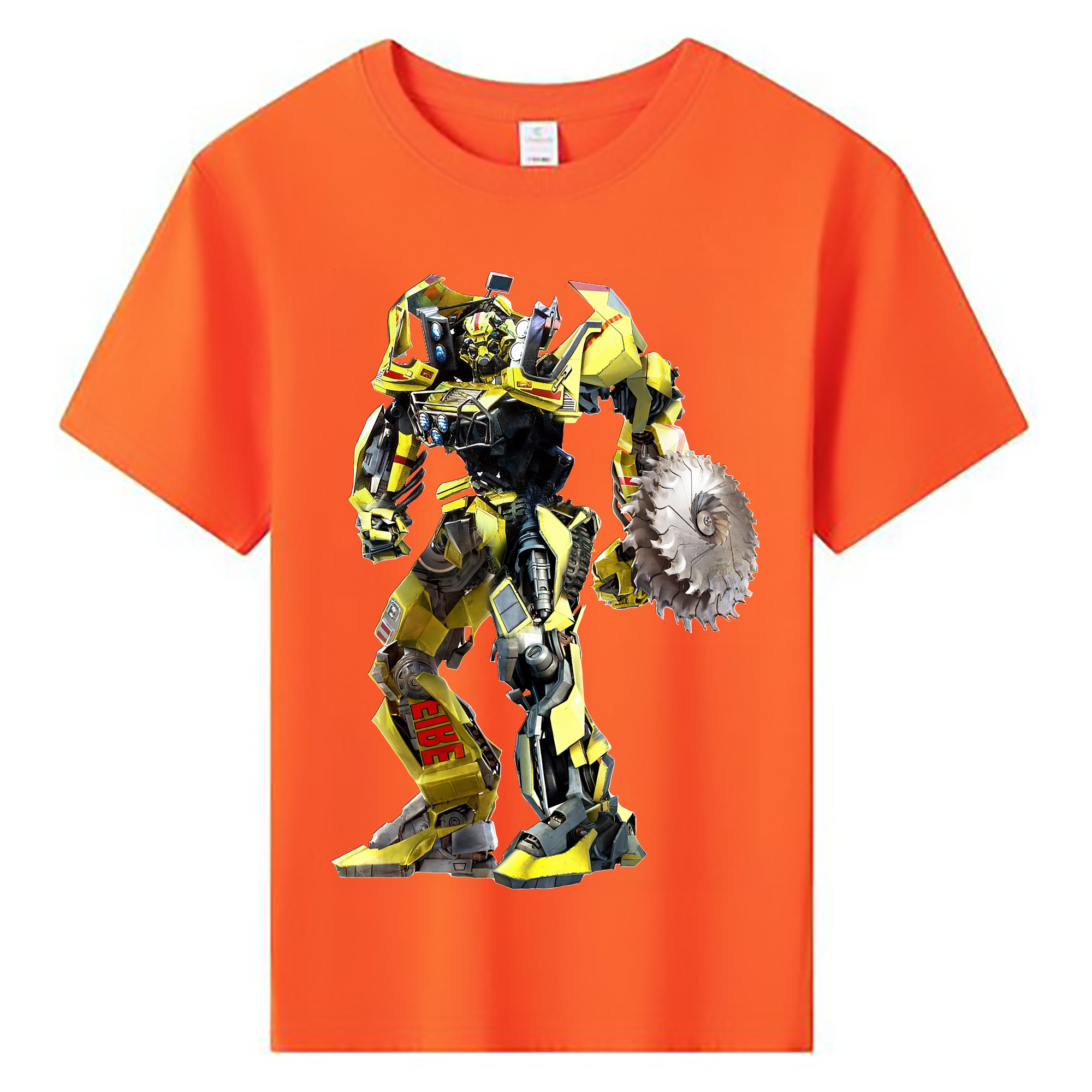 （画像用） Transformers トランスフォーマー 綿100％キッズTシャツ（フロントプリント）