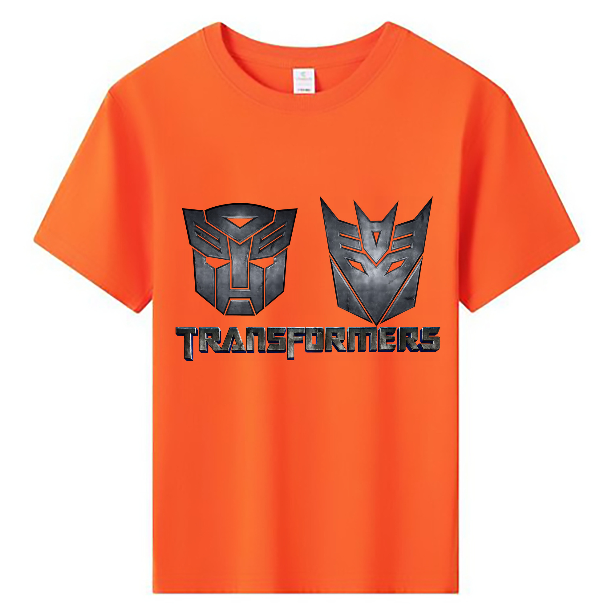 （画像用） Transformers トランスフォーマー 綿100％キッズTシャツ（フロントプリント）