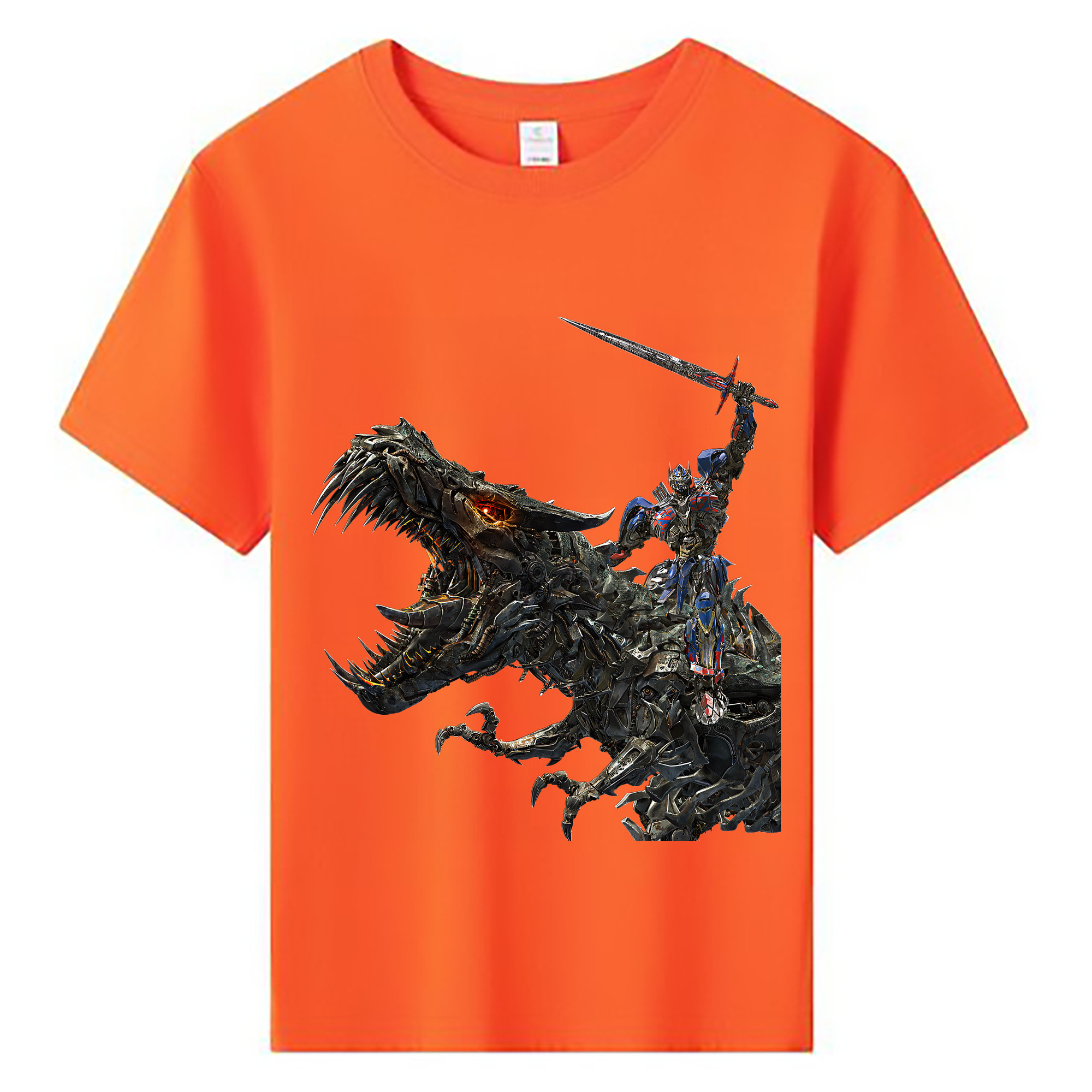 （画像用） Transformers トランスフォーマー 綿100％キッズTシャツ（フロントプリント）
