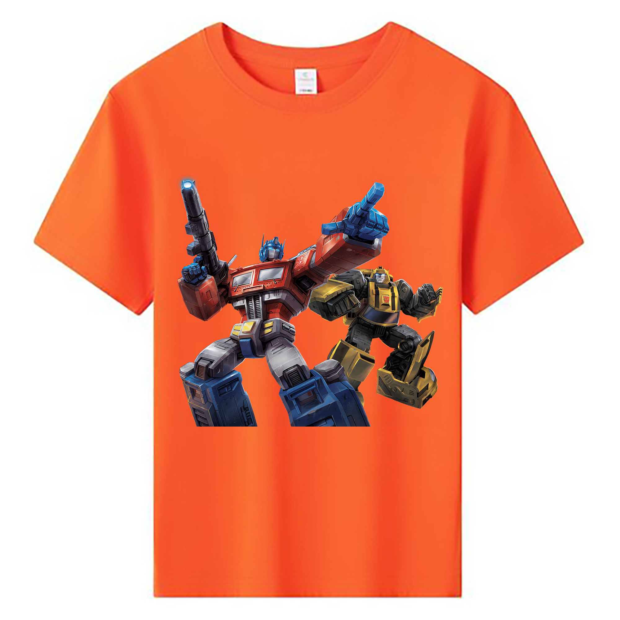 （画像用） Transformers トランスフォーマー 綿100％キッズTシャツ（フロントプリント）