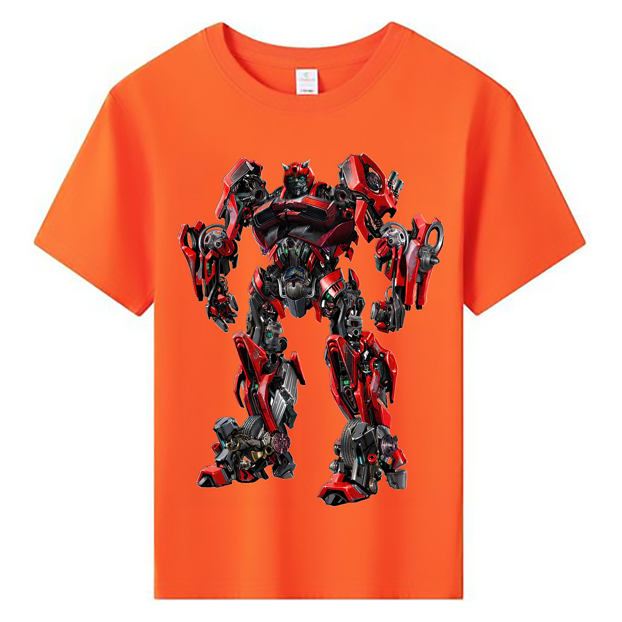 （画像用） Transformers トランスフォーマー 綿100％キッズTシャツ（フロントプリント）