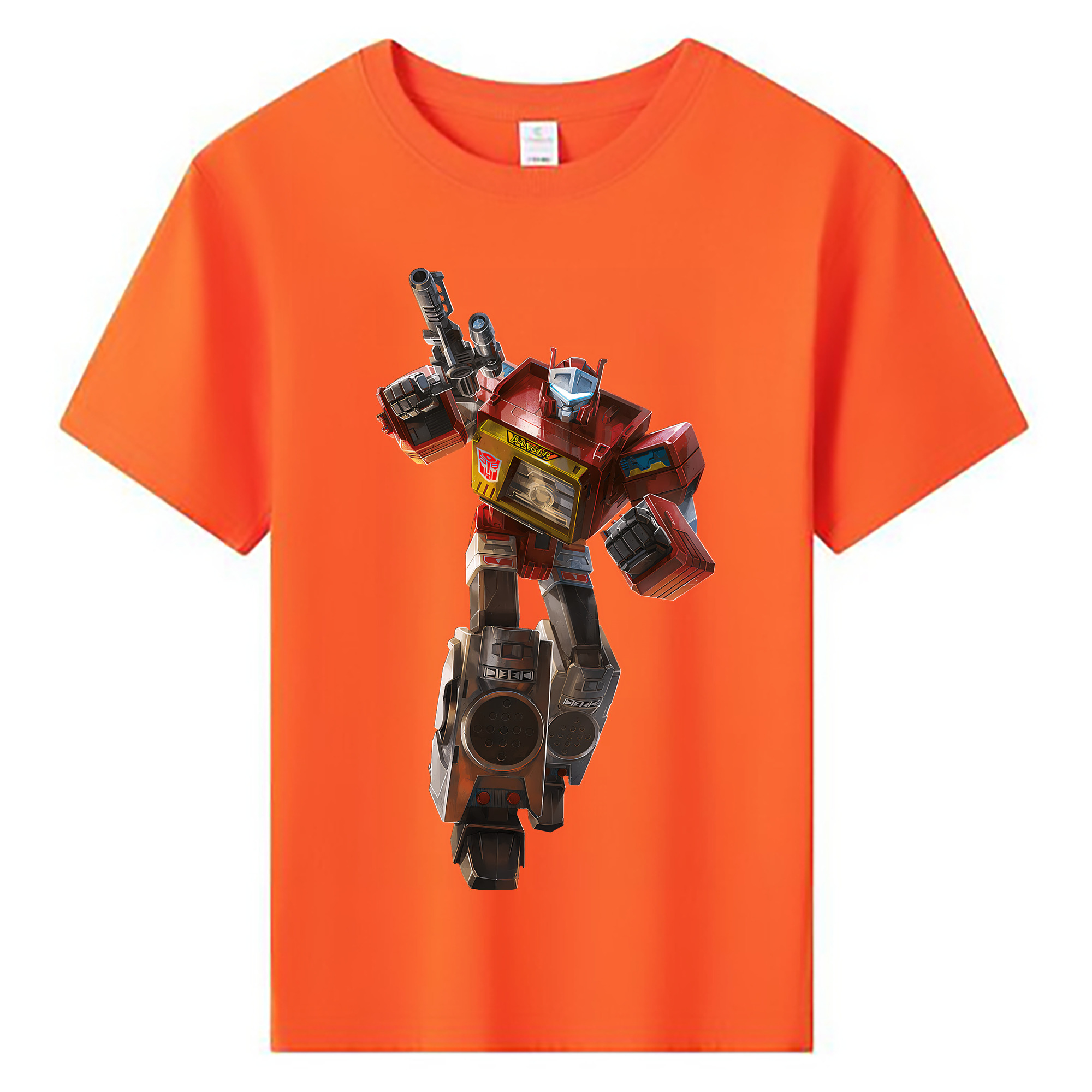（画像用） Transformers トランスフォーマー 綿100％キッズTシャツ（フロントプリント）