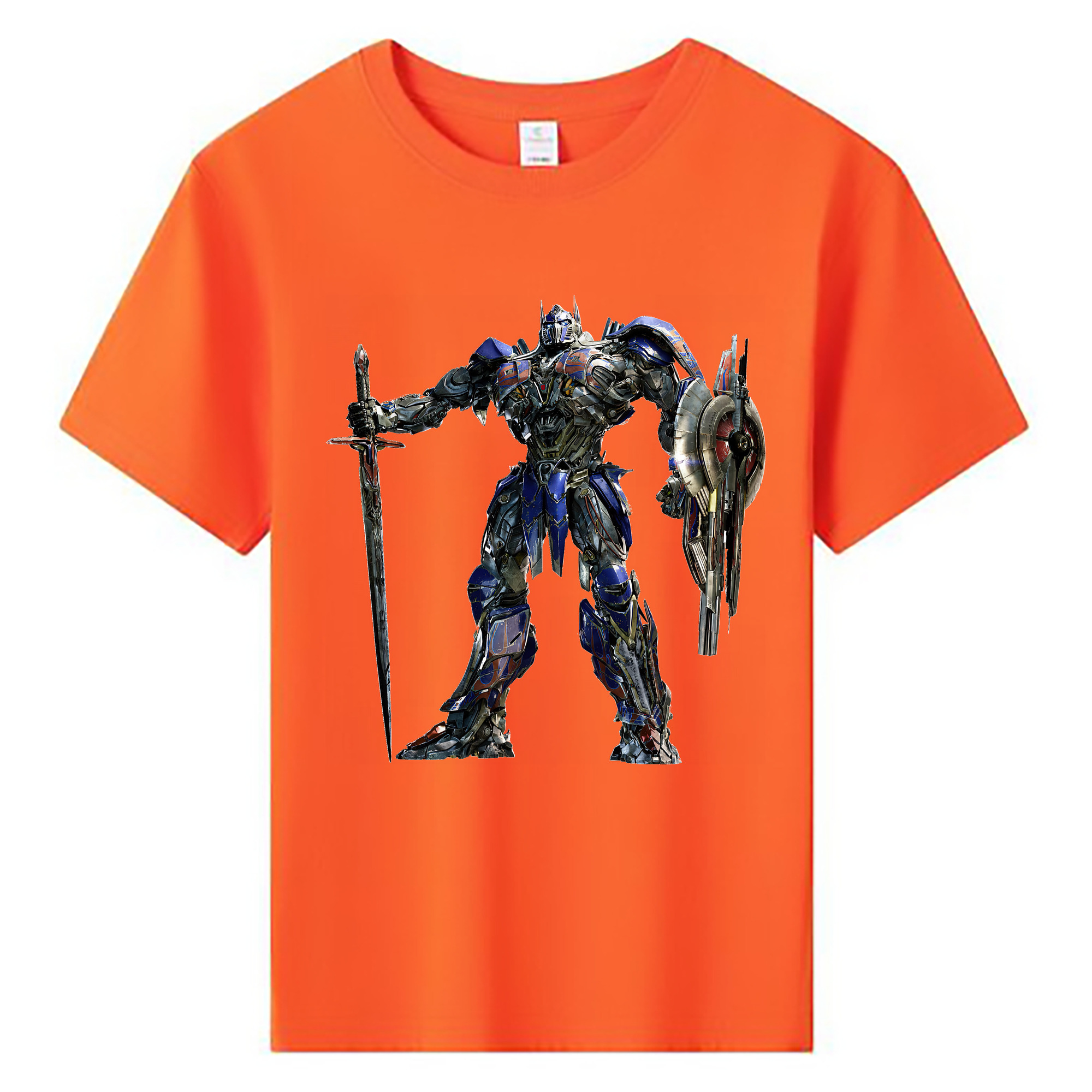 （画像用） Transformers トランスフォーマー 綿100％キッズTシャツ（フロントプリント）