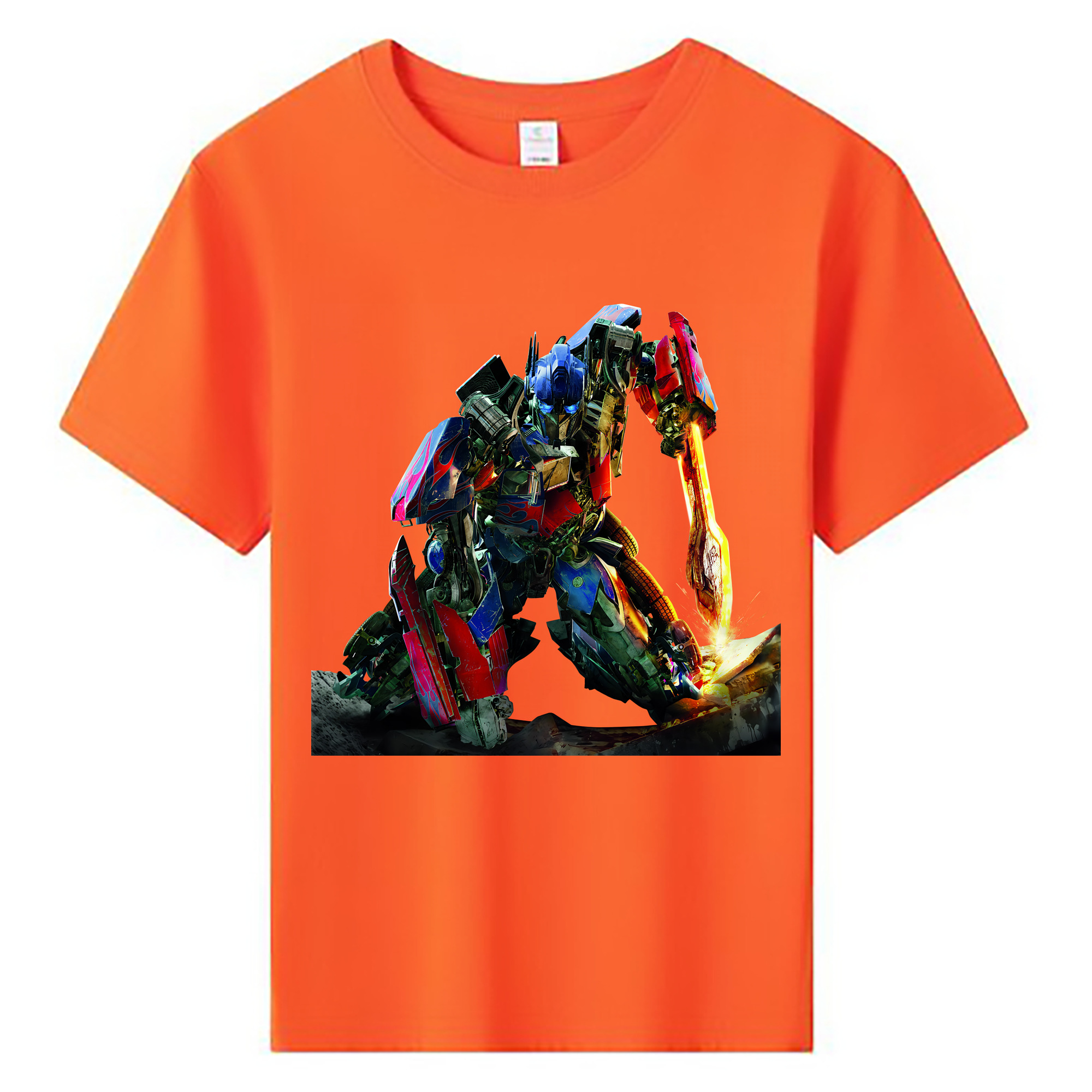 （画像用） Transformers トランスフォーマー 綿100％キッズTシャツ（フロントプリント）