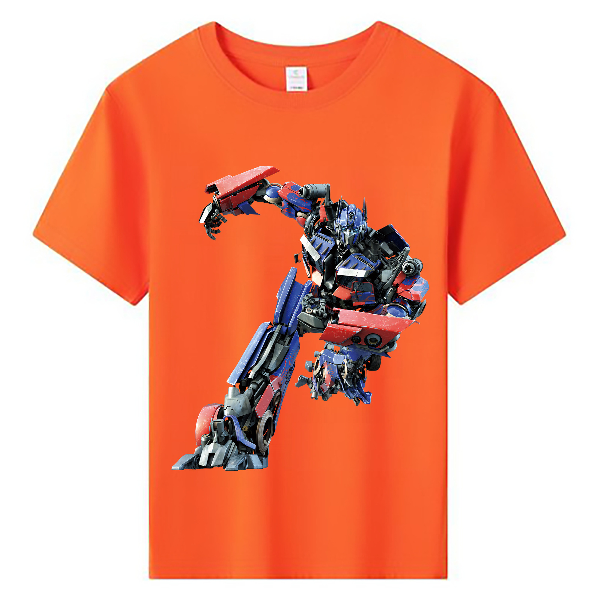 （画像用） Transformers トランスフォーマー 綿100％キッズTシャツ（フロントプリント）