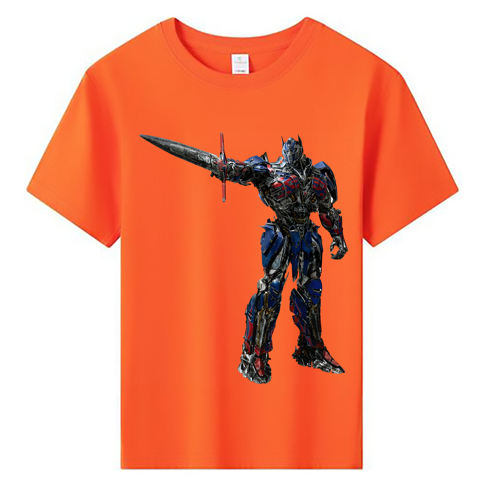 （画像用） Transformers トランスフォーマー 綿100％キッズTシャツ（フロントプリント）