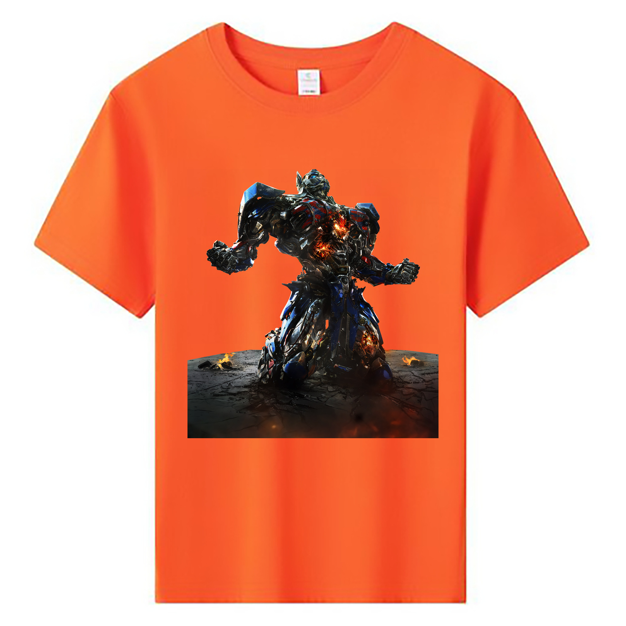 （画像用） Transformers トランスフォーマー 綿100％キッズTシャツ（フロントプリント）