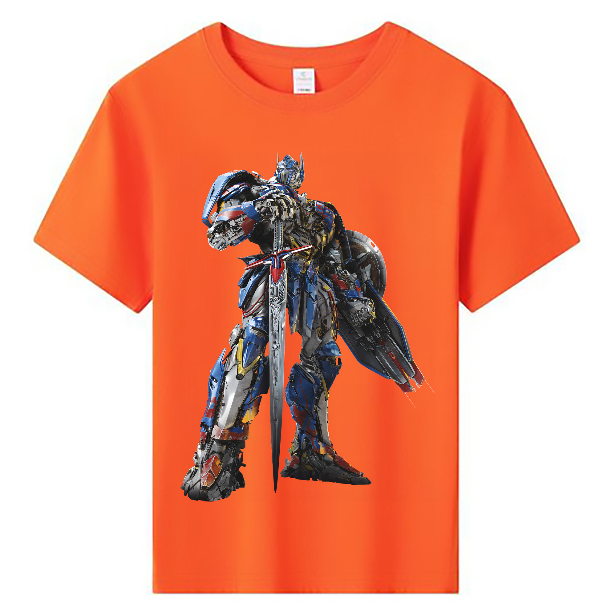 （画像用） Transformers トランスフォーマー 綿100％キッズTシャツ（フロントプリント）