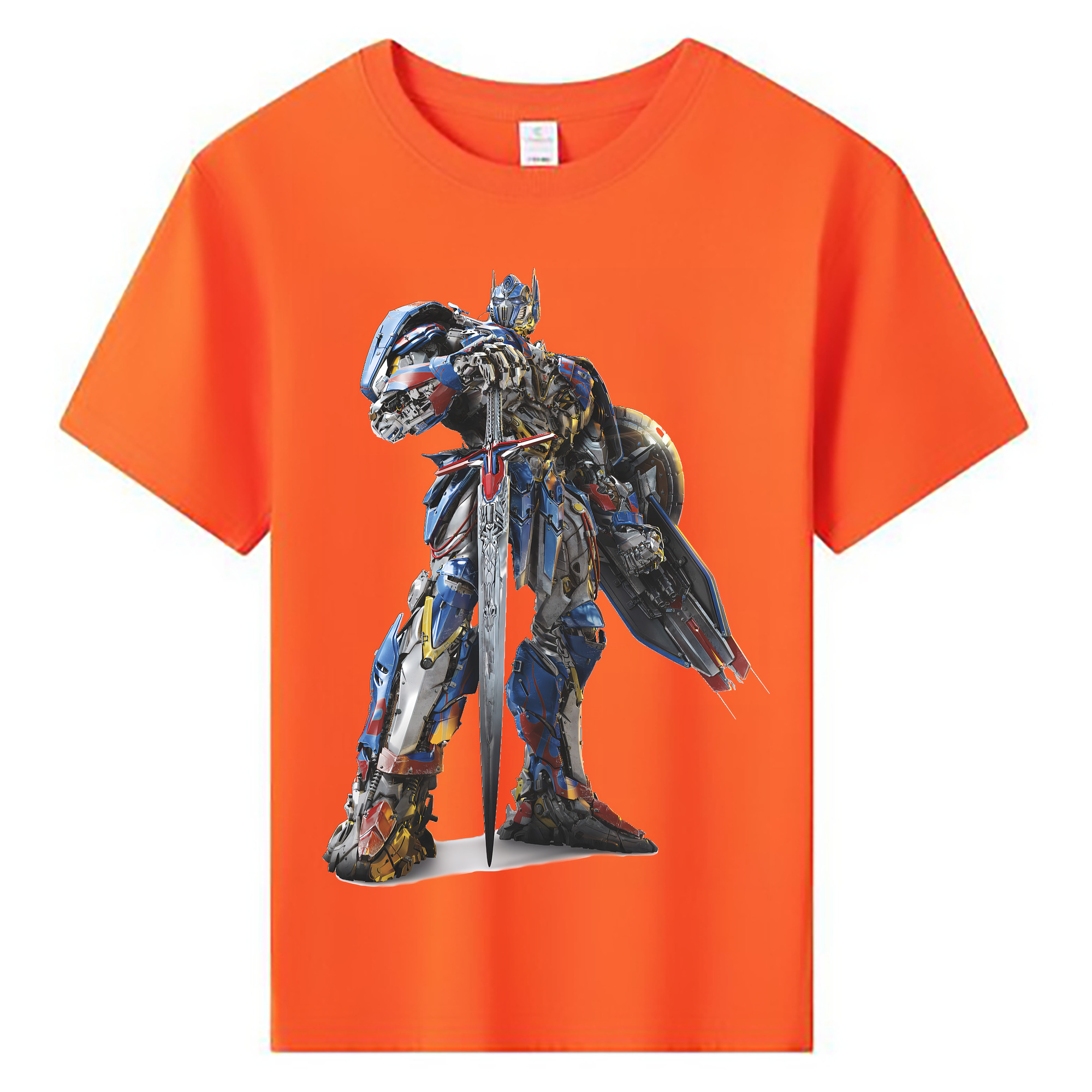 （画像用） Transformers トランスフォーマー 綿100％キッズTシャツ（フロントプリント）