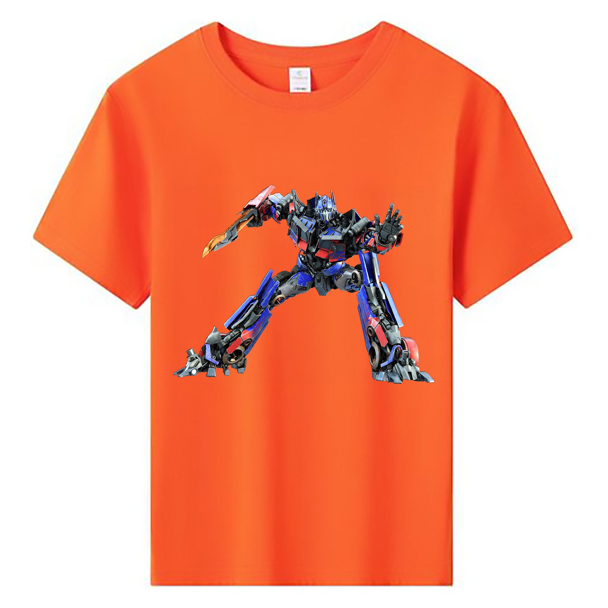 （画像用） Transformers トランスフォーマー 綿100％キッズTシャツ（フロントプリント）
