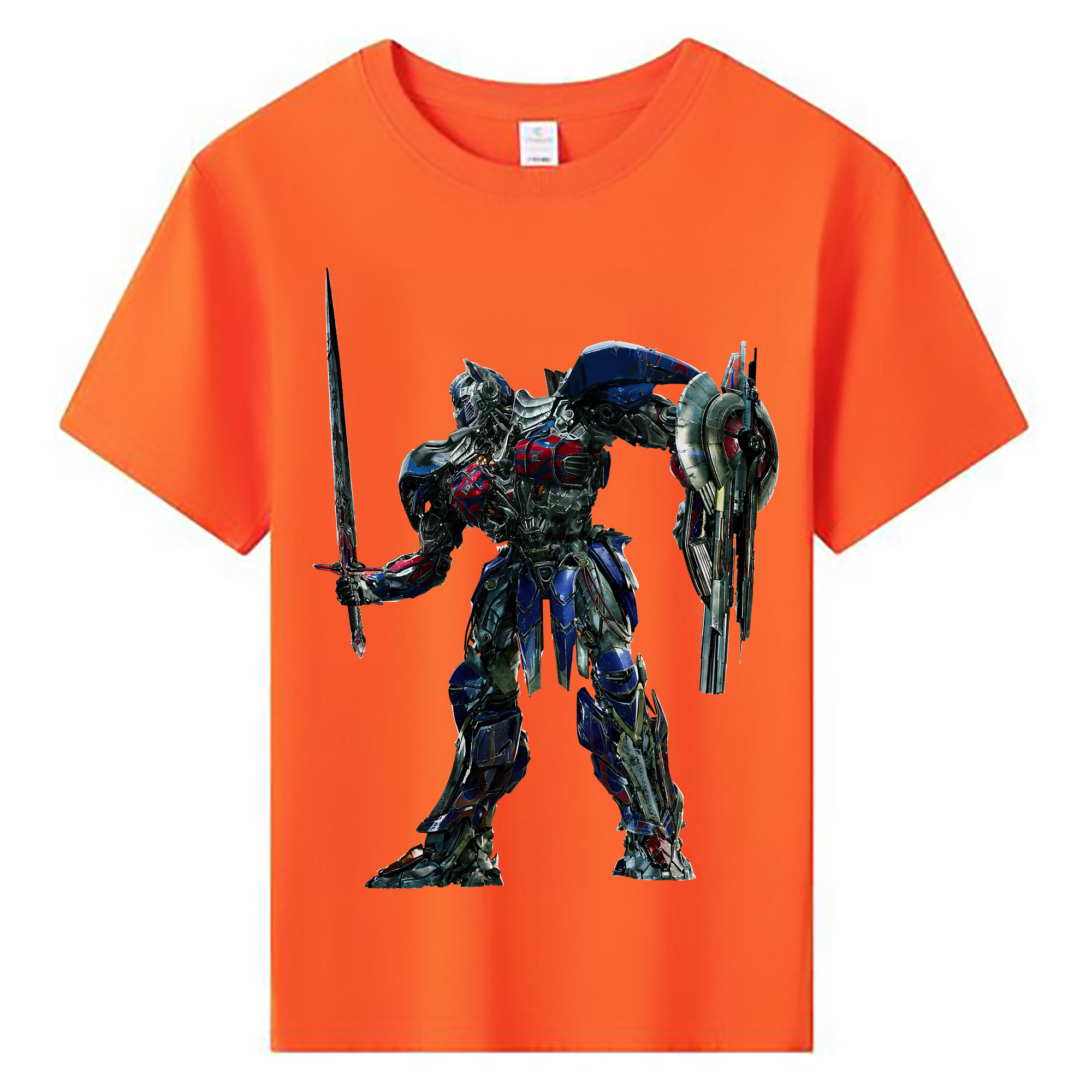 （画像用） Transformers トランスフォーマー 綿100％キッズTシャツ（フロントプリント）