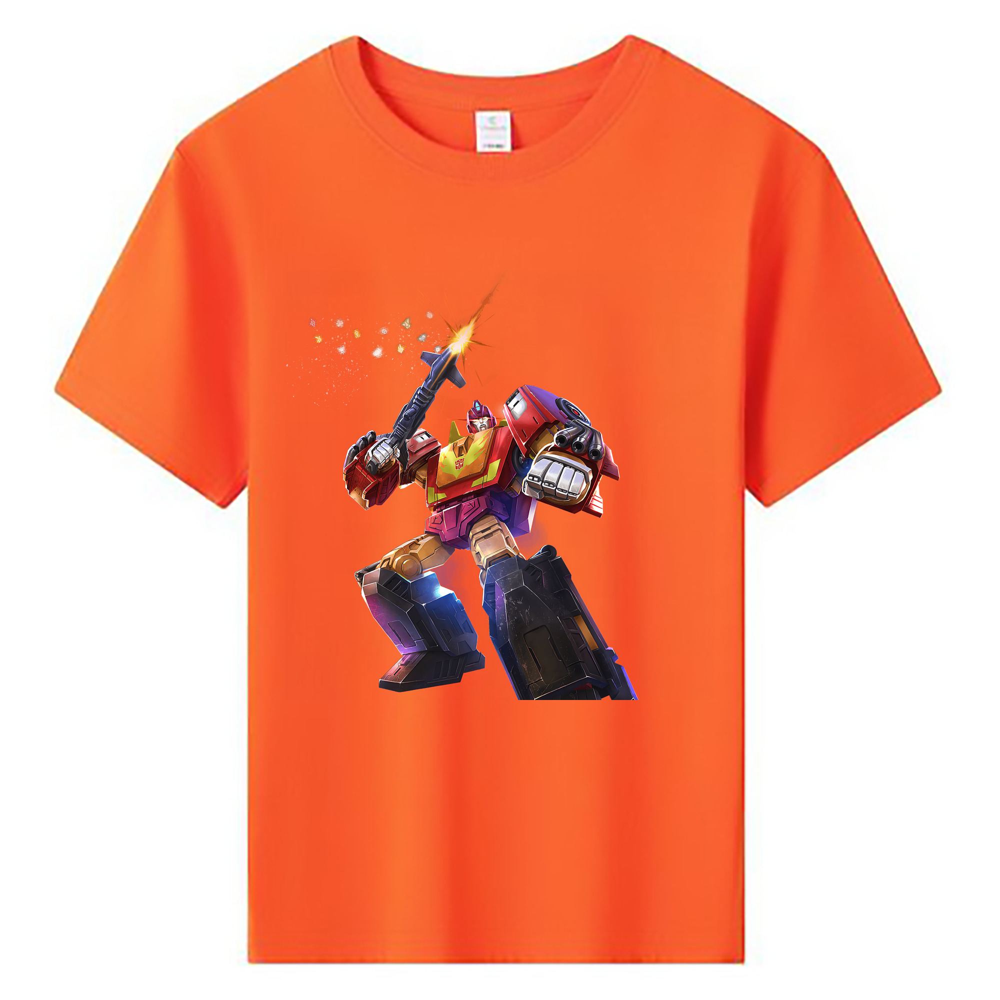 （画像用） Transformers トランスフォーマー 綿100％キッズTシャツ（フロントプリント）