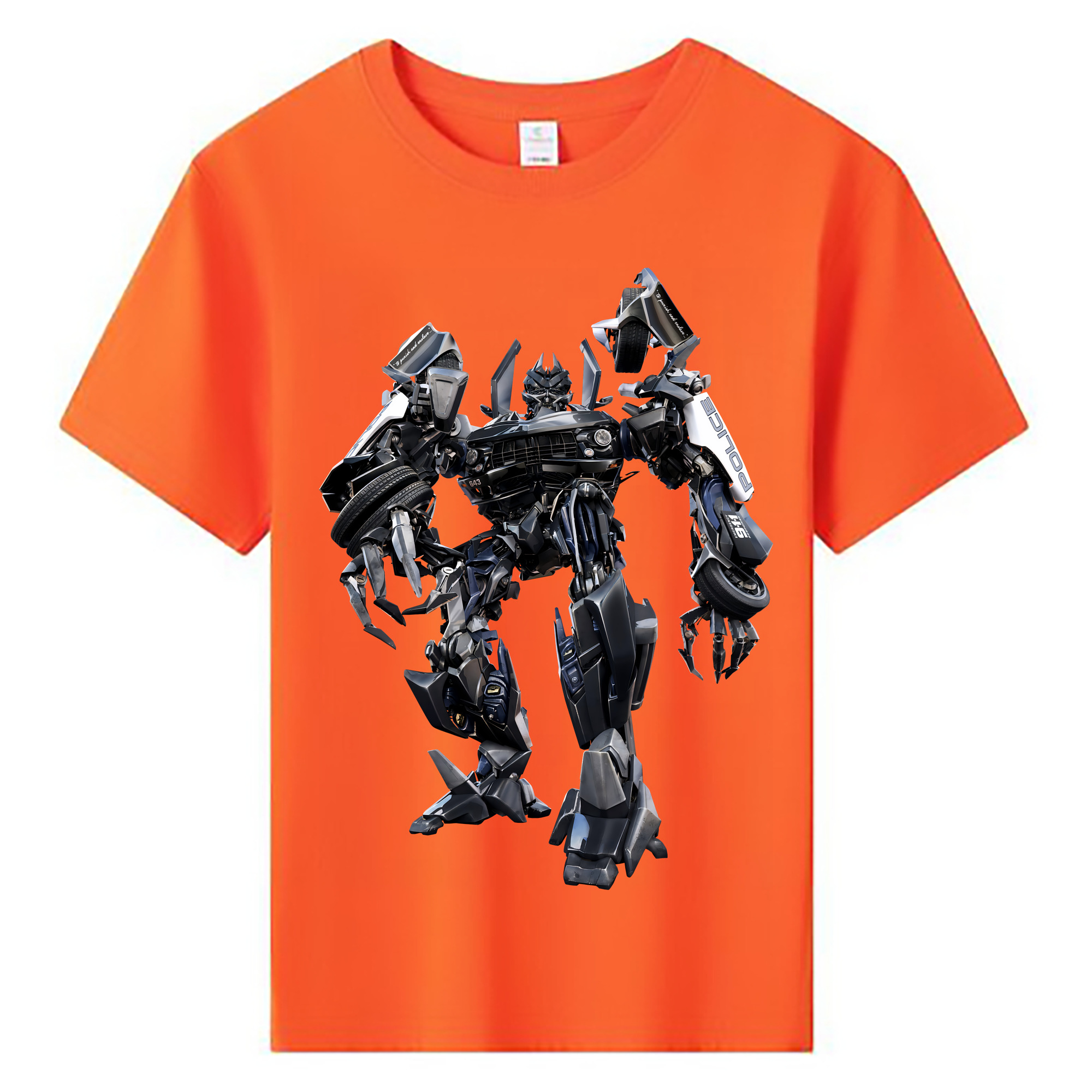 （画像用） Transformers トランスフォーマー 綿100％キッズTシャツ（フロントプリント）