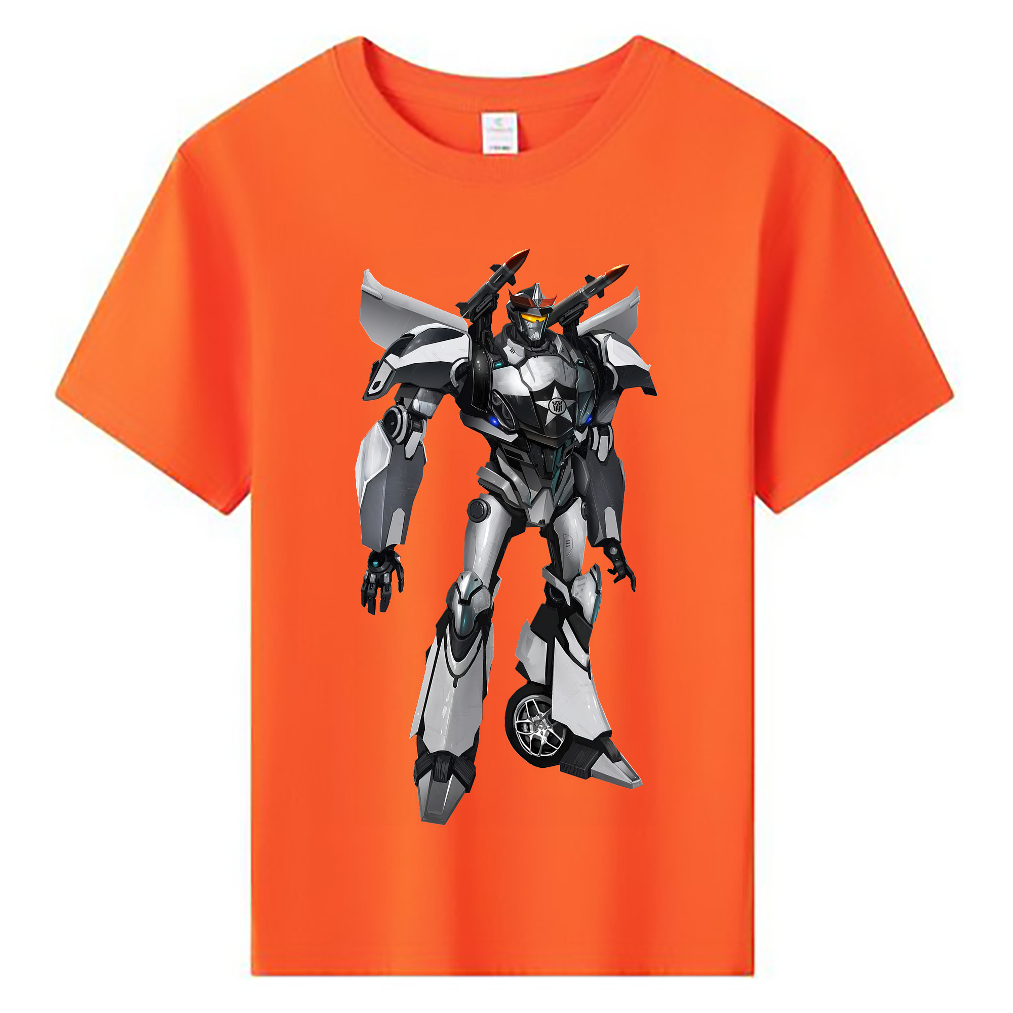 （画像用） Transformers トランスフォーマー 綿100％キッズTシャツ（フロントプリント）