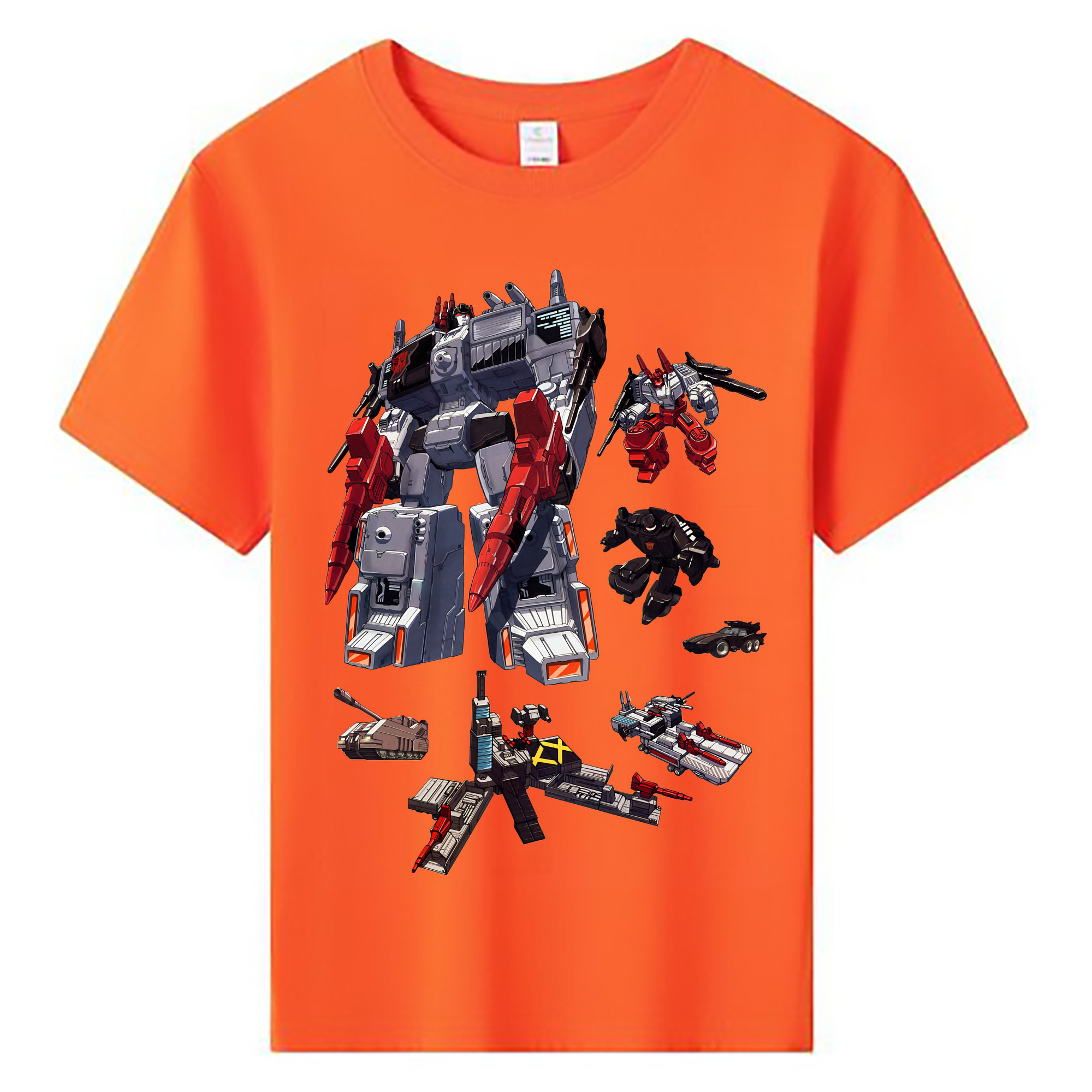 （画像用） Transformers トランスフォーマー 綿100％キッズTシャツ（フロントプリント）