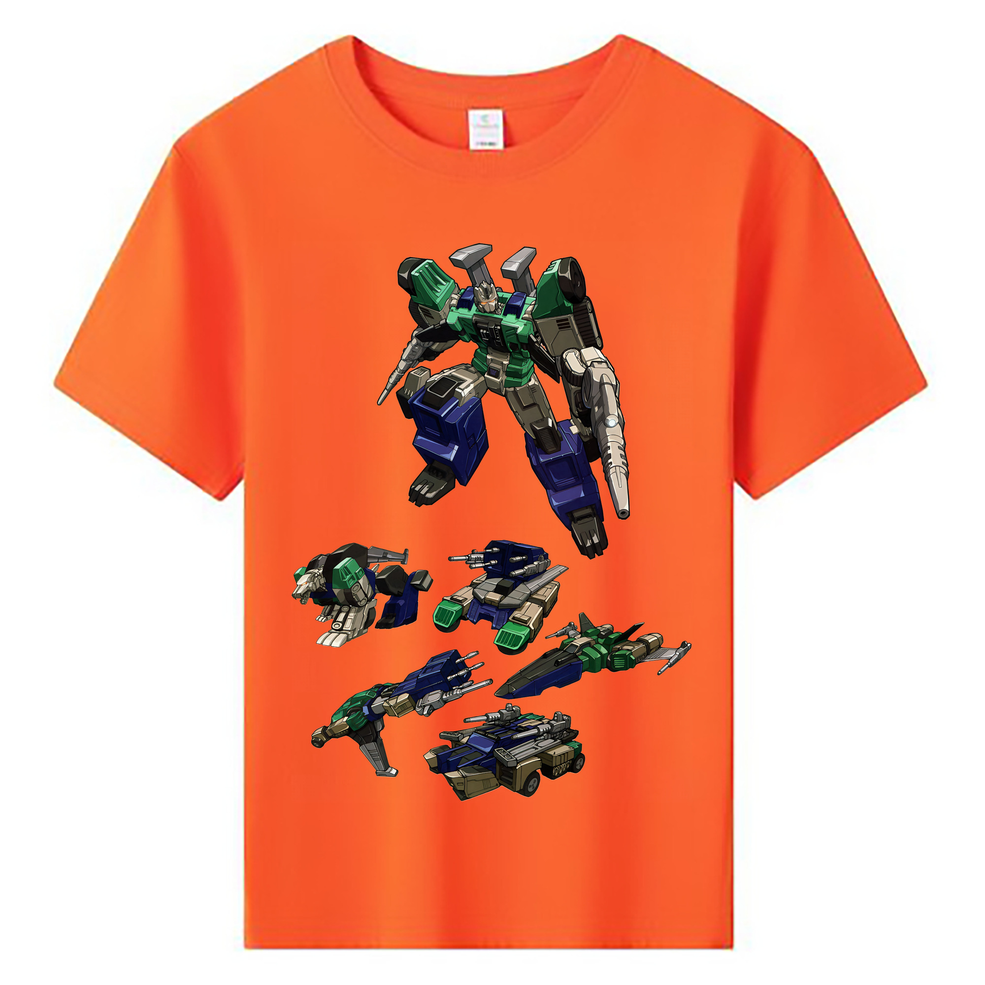 （画像用） Transformers トランスフォーマー 綿100％キッズTシャツ（フロントプリント）