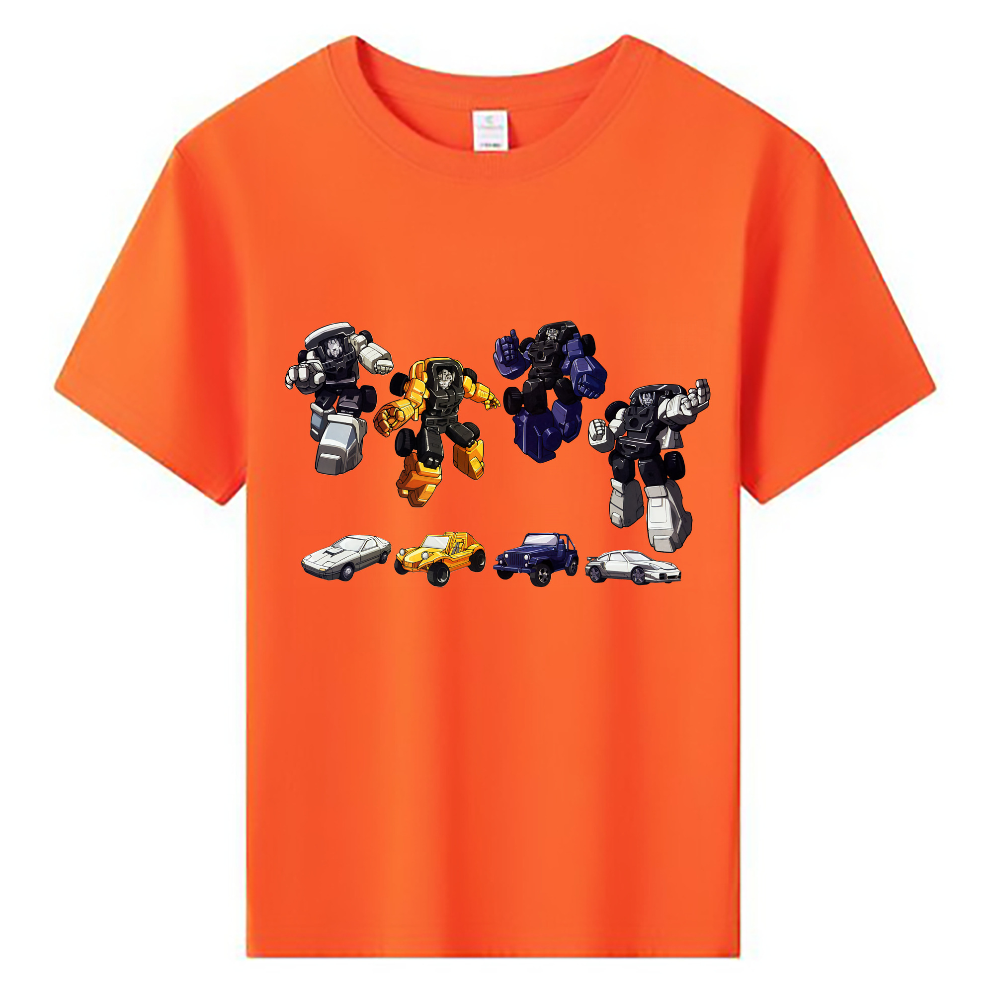 （画像用） Transformers トランスフォーマー 綿100％キッズTシャツ（フロントプリント）