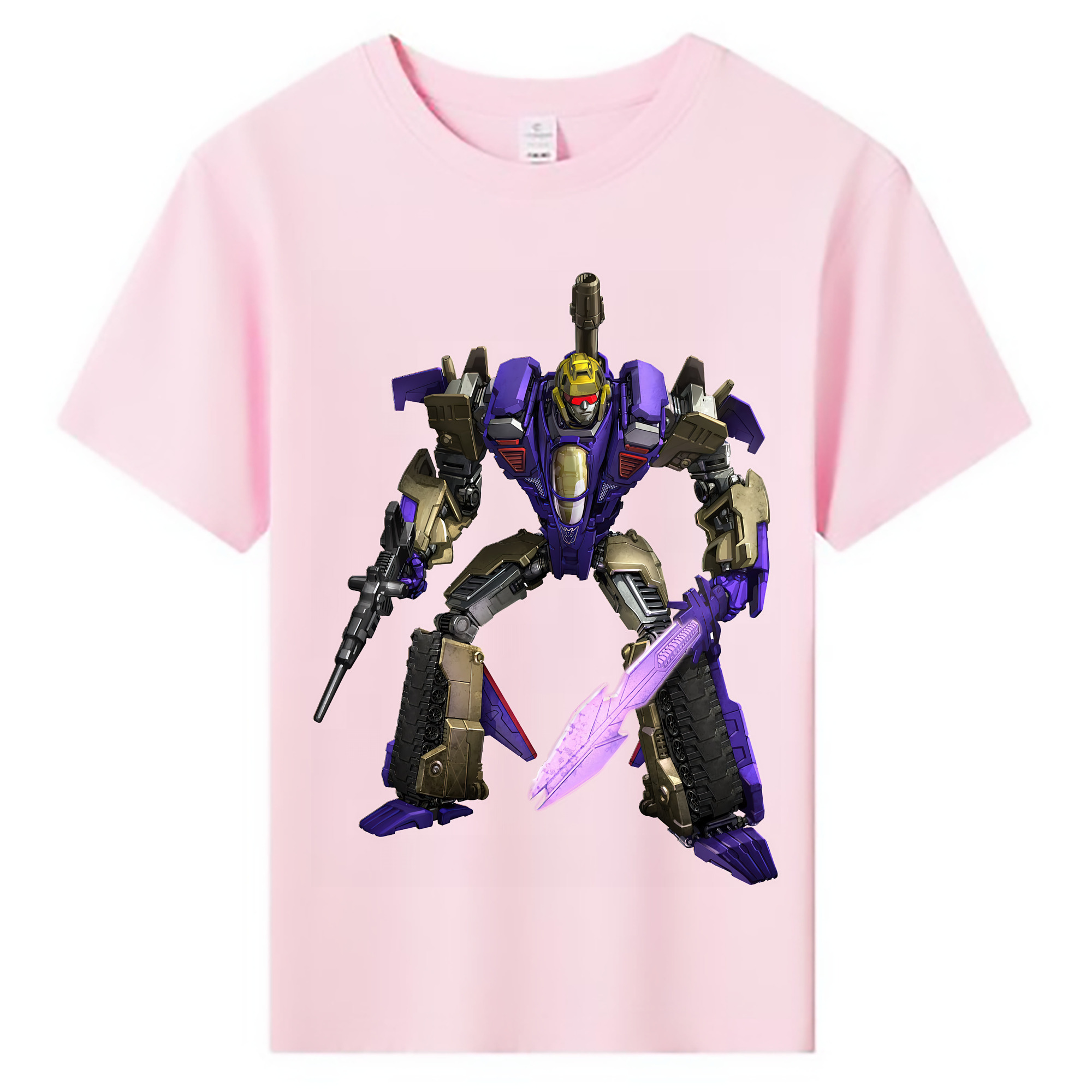 （画像用） Transformers トランスフォーマー 綿100％キッズTシャツ（フロントプリント）