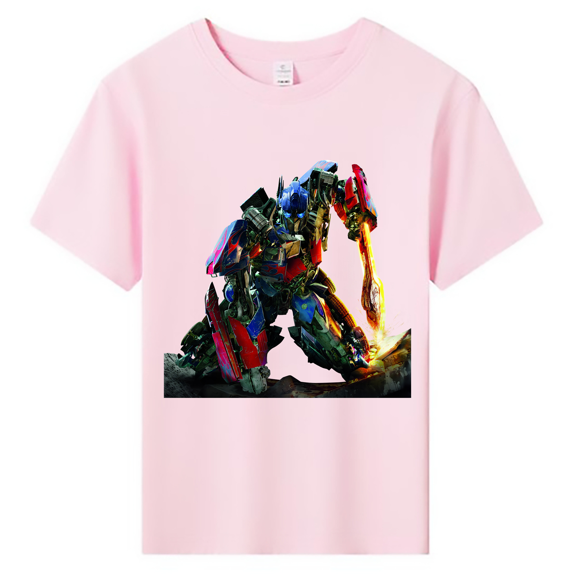 （画像用） Transformers トランスフォーマー 綿100％キッズTシャツ（フロントプリント）