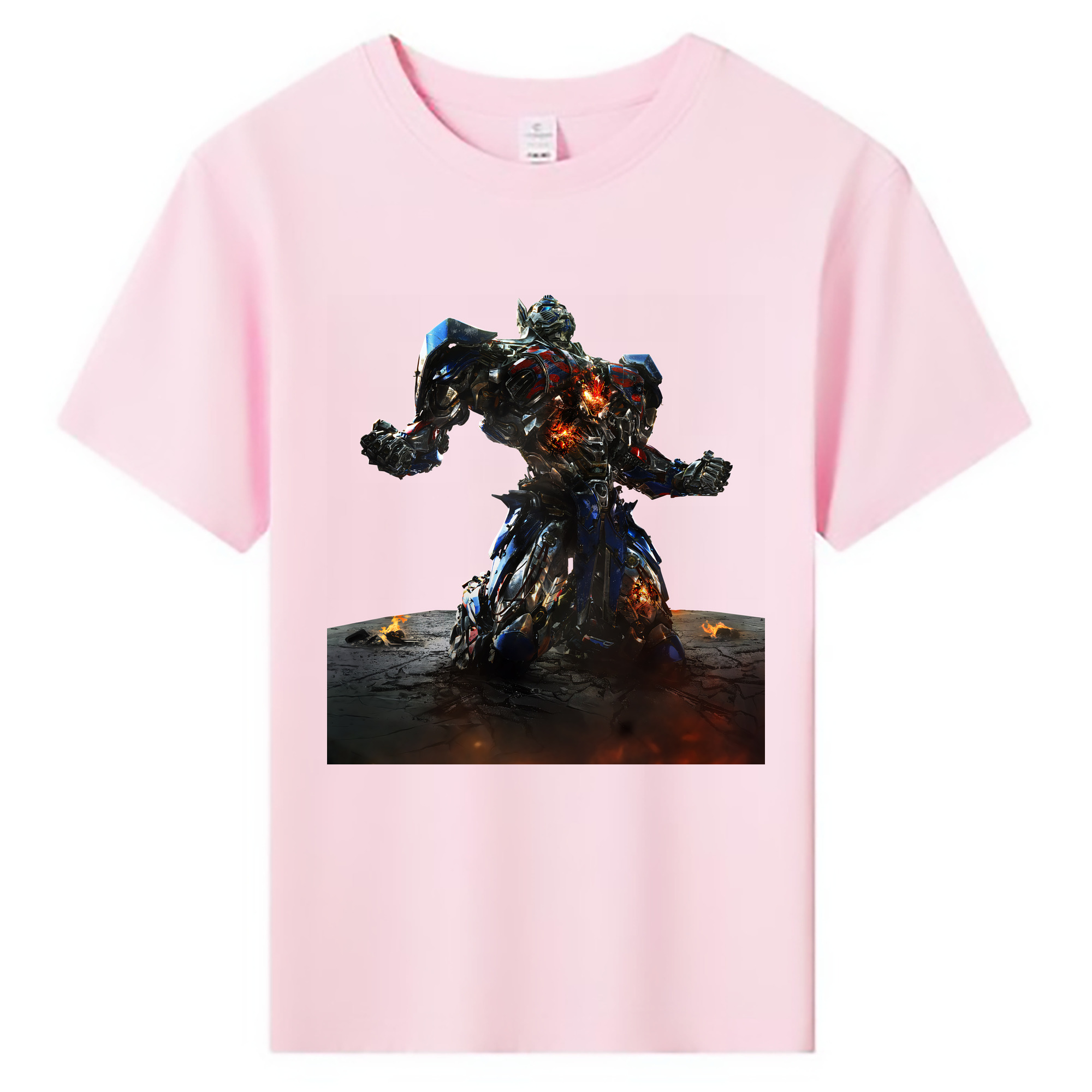 （画像用） Transformers トランスフォーマー 綿100％キッズTシャツ（フロントプリント）