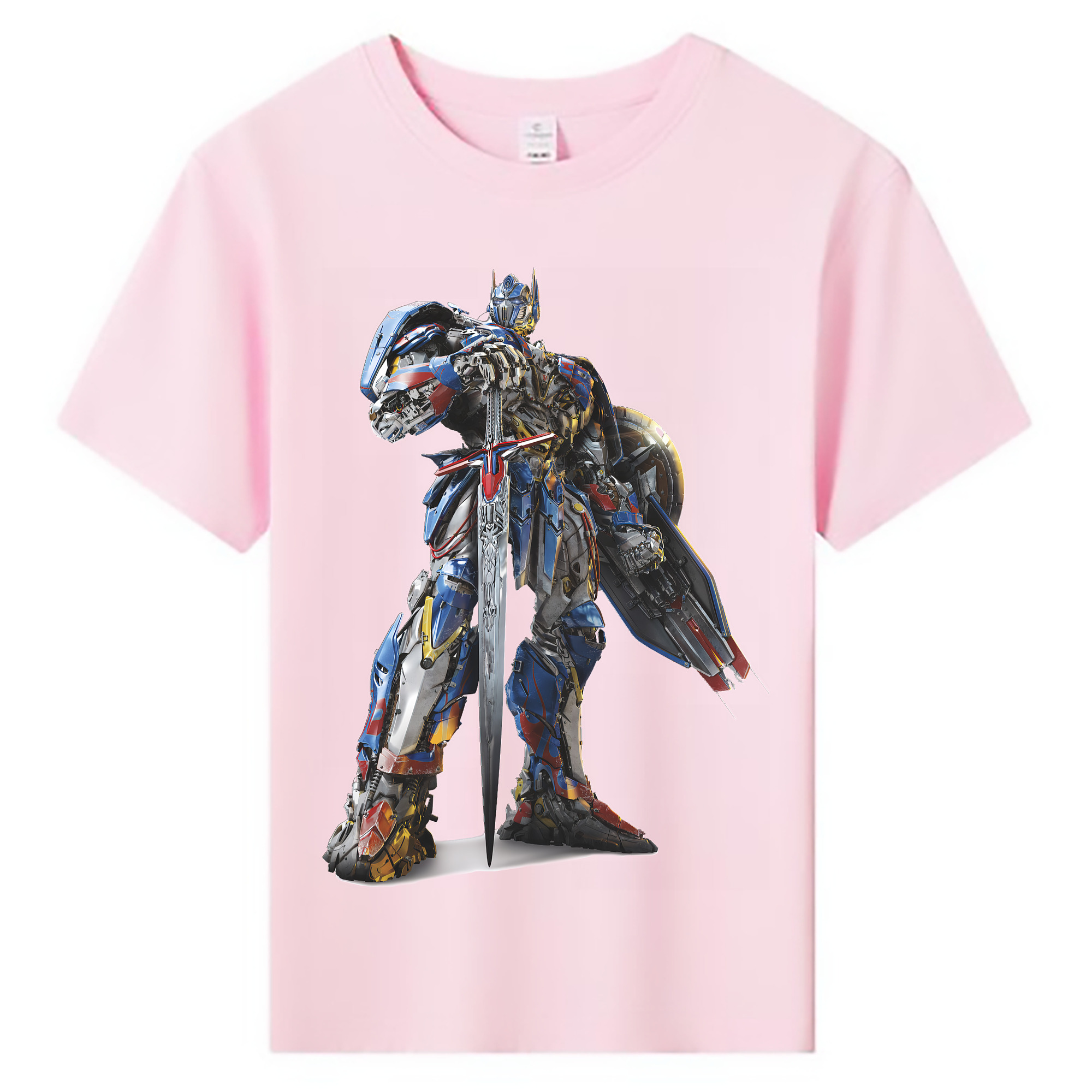 （画像用） Transformers トランスフォーマー 綿100％キッズTシャツ（フロントプリント）