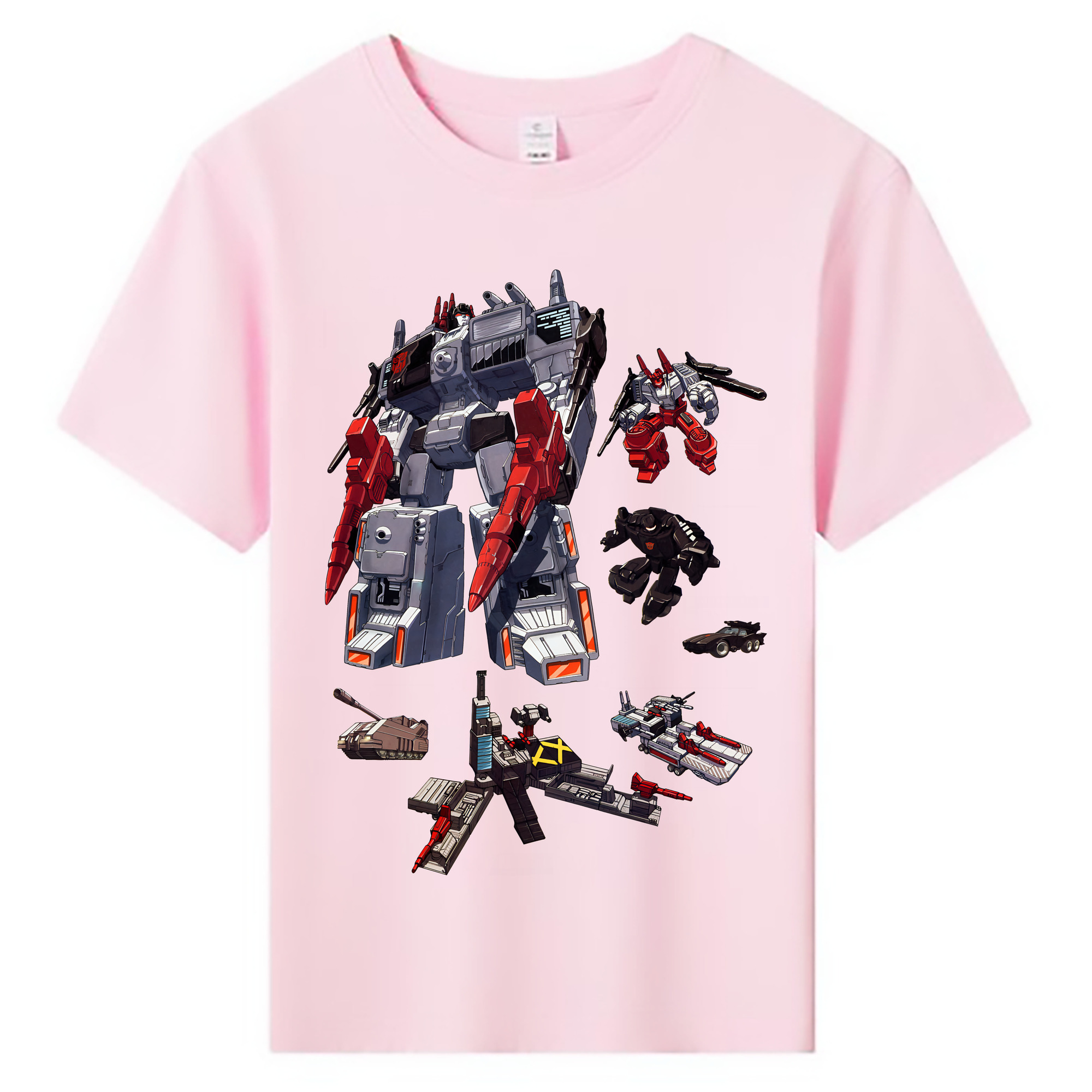 （画像用） Transformers トランスフォーマー 綿100％キッズTシャツ（フロントプリント）