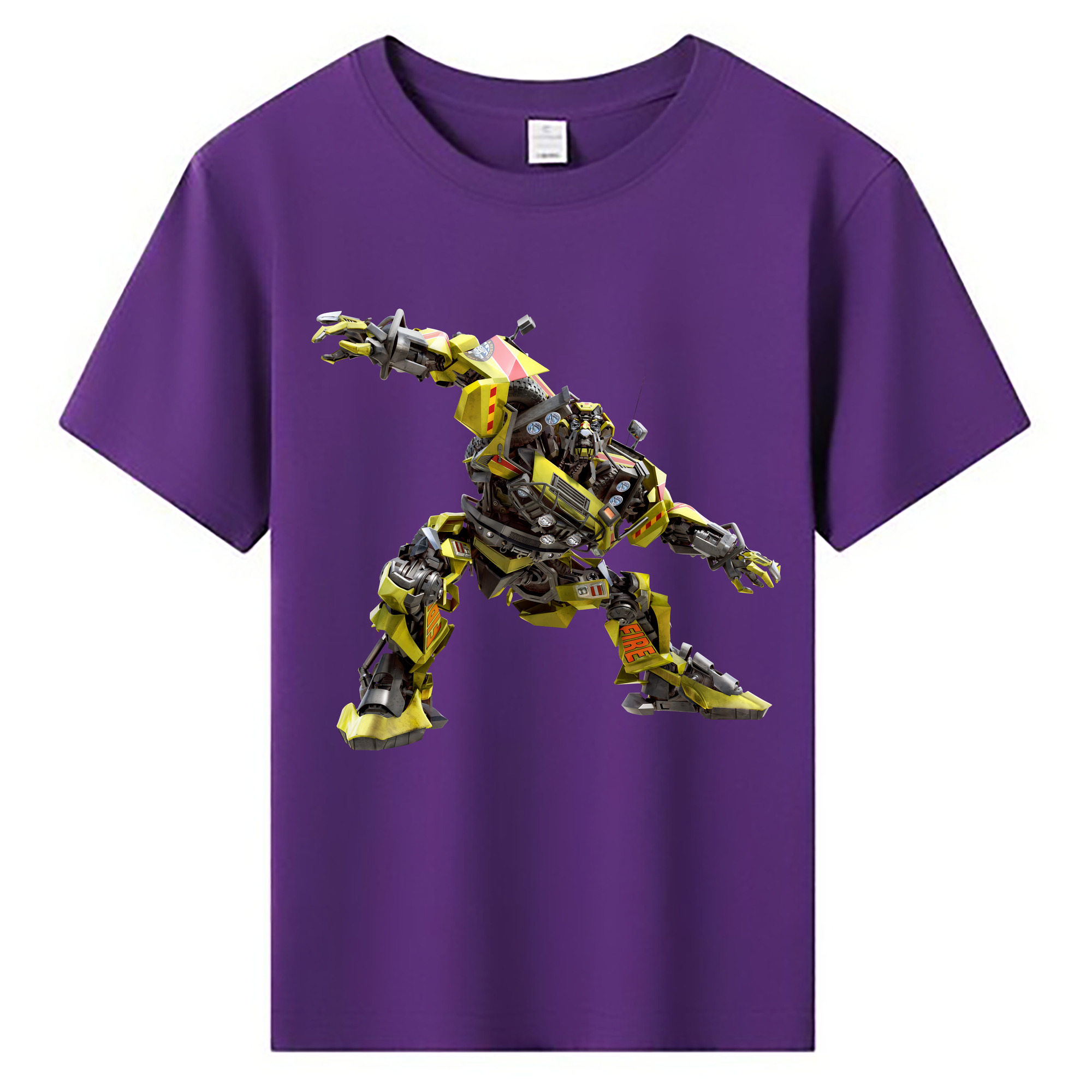 （画像用） Transformers トランスフォーマー 綿100％キッズTシャツ（フロントプリント）