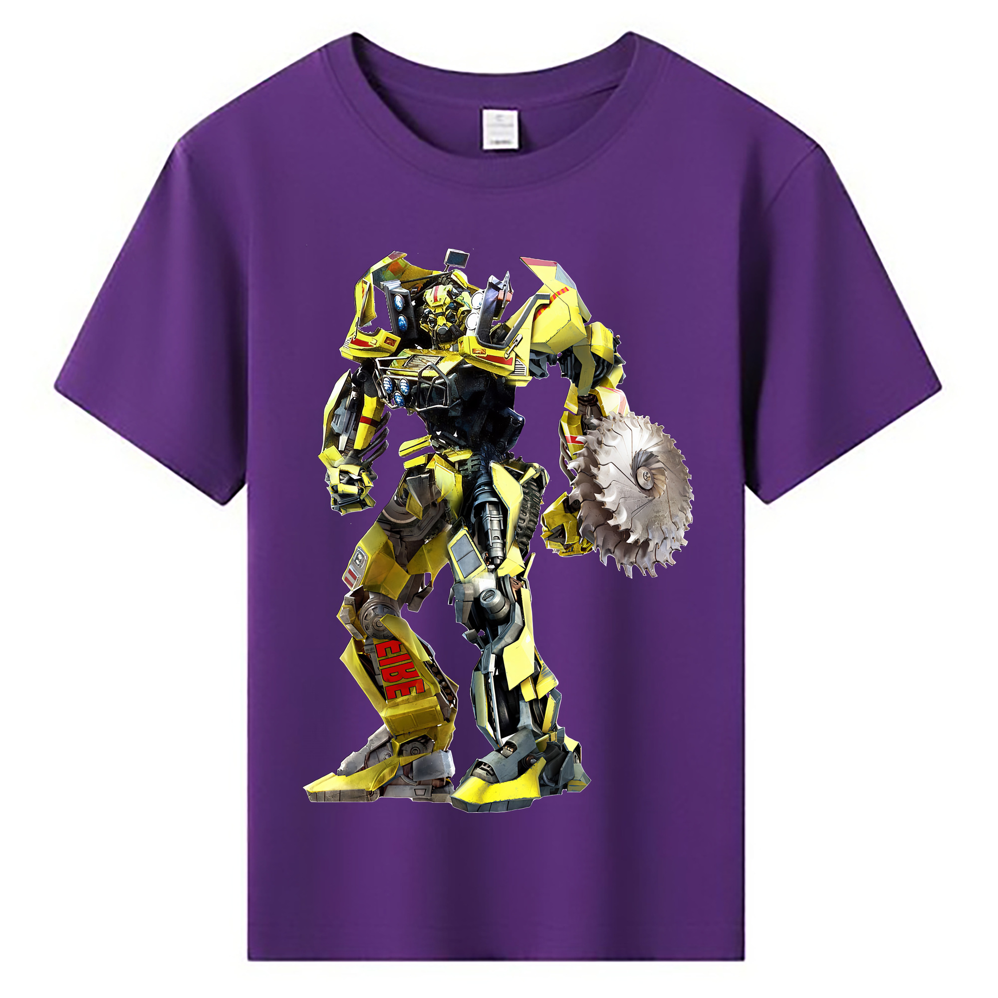 （画像用） Transformers トランスフォーマー 綿100％キッズTシャツ（フロントプリント）