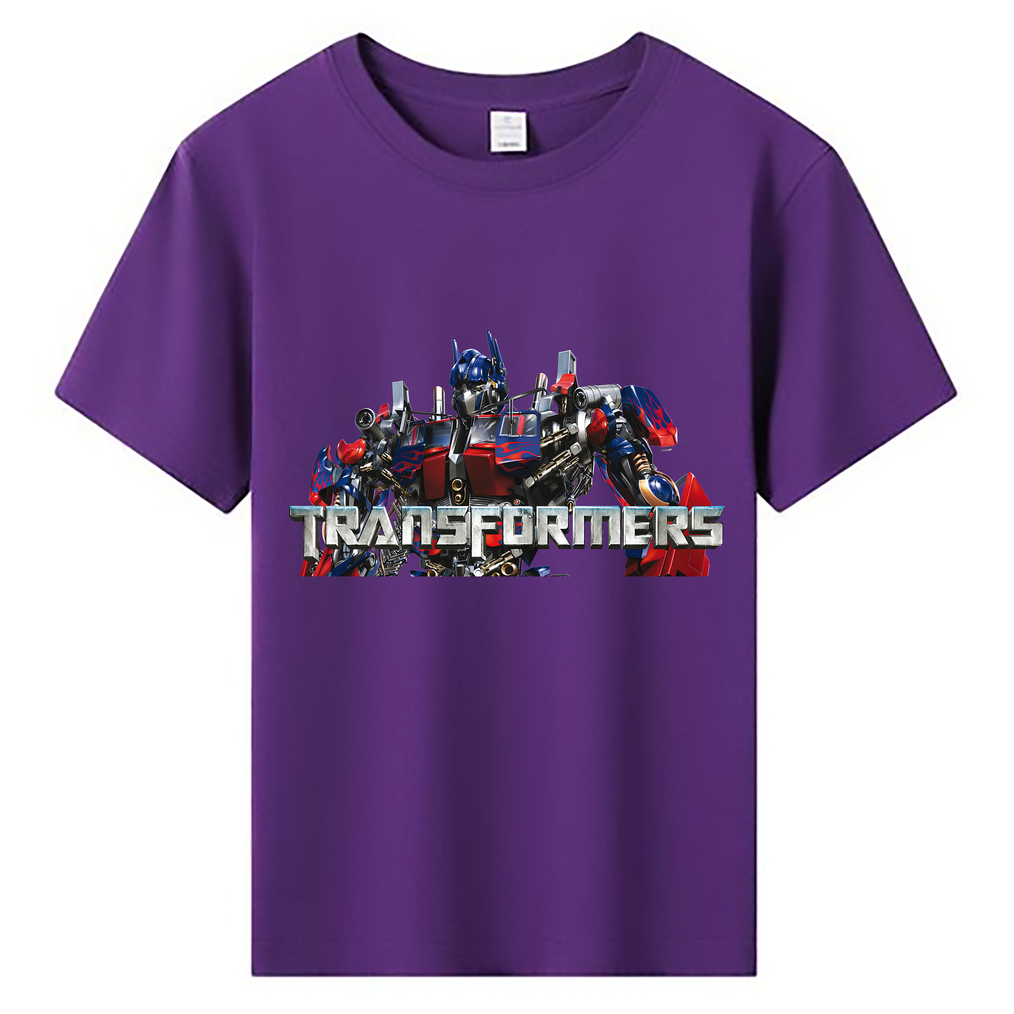 （画像用） Transformers トランスフォーマー 綿100％キッズTシャツ（フロントプリント）