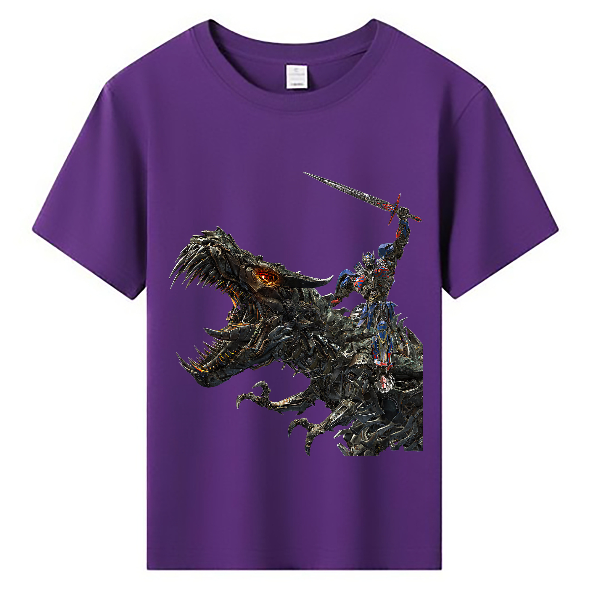 （画像用） Transformers トランスフォーマー 綿100％キッズTシャツ（フロントプリント）