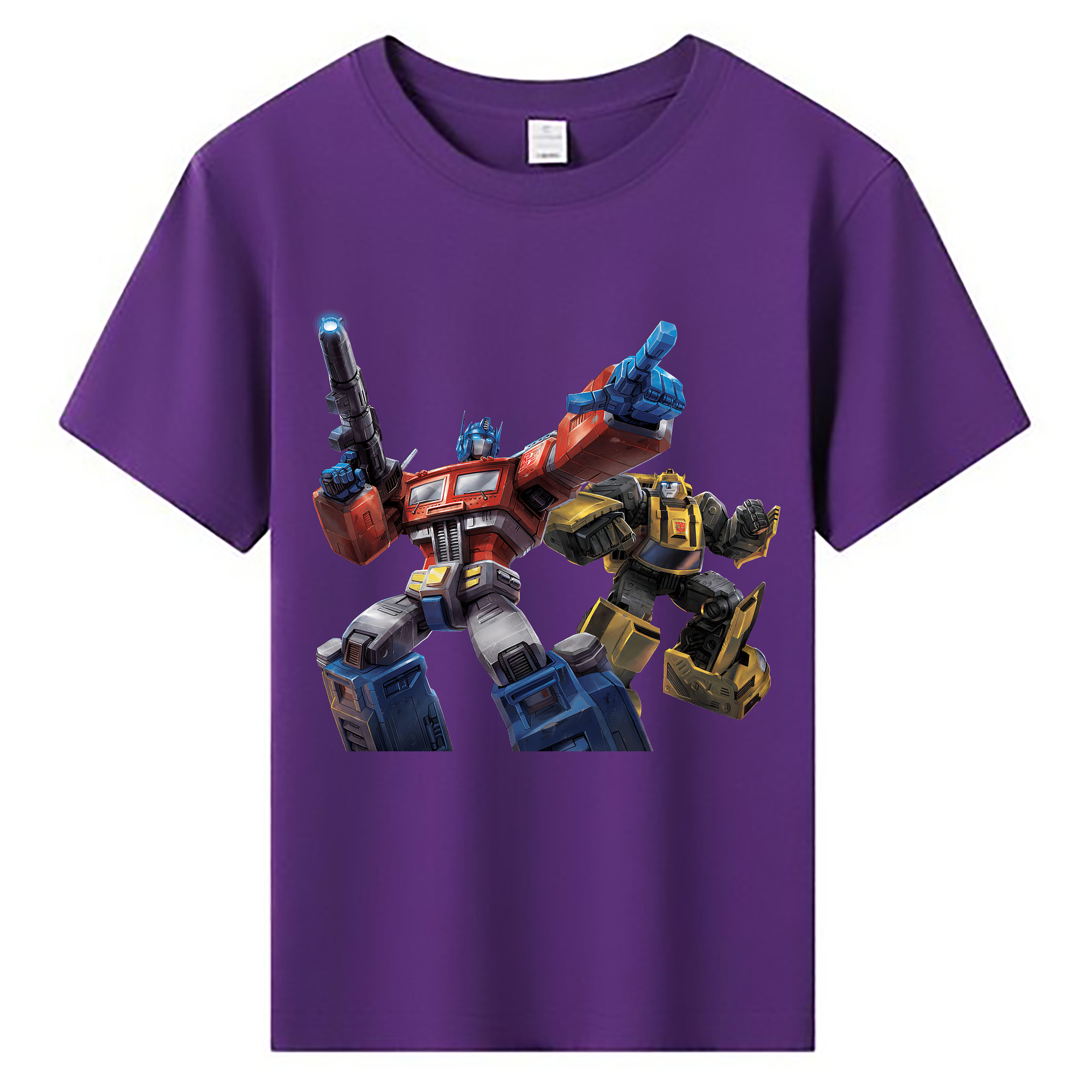 （画像用） Transformers トランスフォーマー 綿100％キッズTシャツ（フロントプリント）