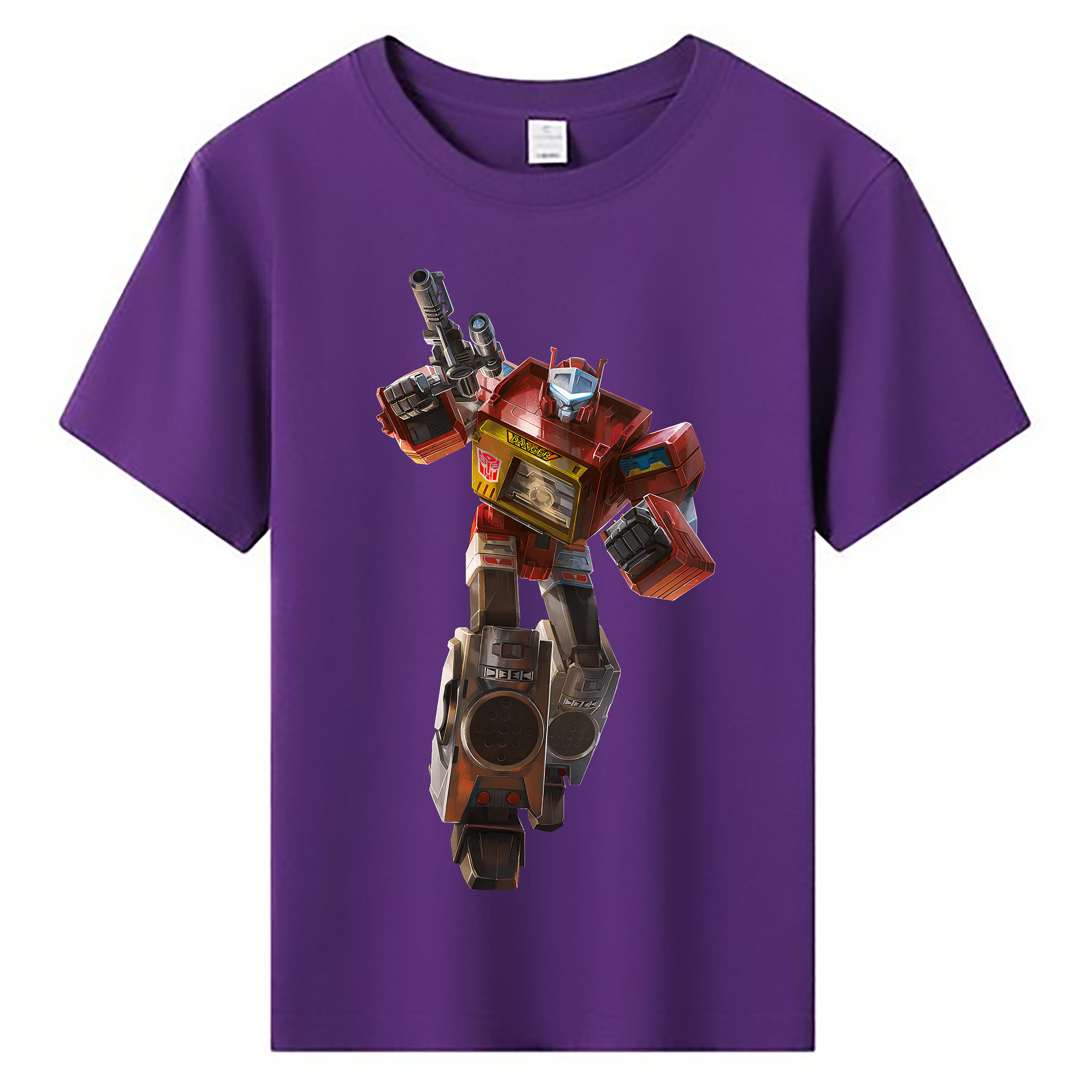 （画像用） Transformers トランスフォーマー 綿100％キッズTシャツ（フロントプリント）