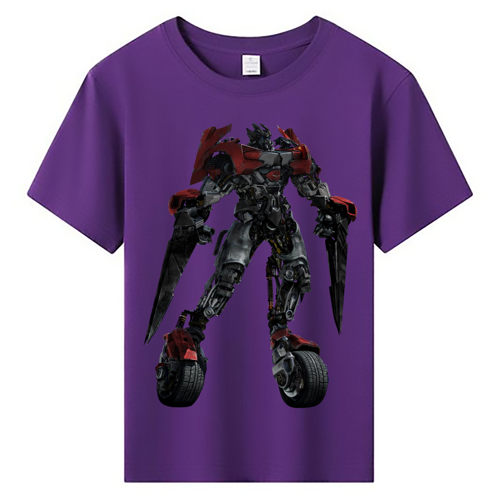 （画像用） Transformers トランスフォーマー 綿100％キッズTシャツ（フロントプリント）
