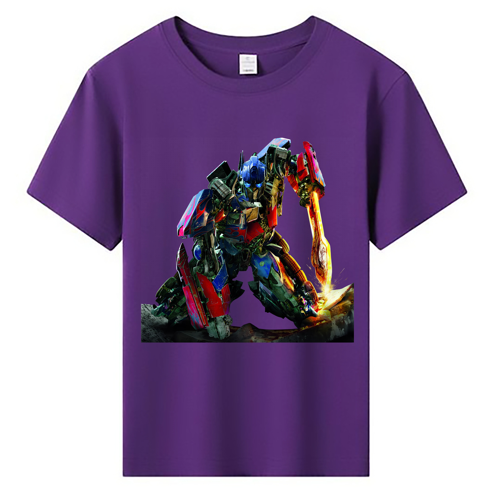 （画像用） Transformers トランスフォーマー 綿100％キッズTシャツ（フロントプリント）
