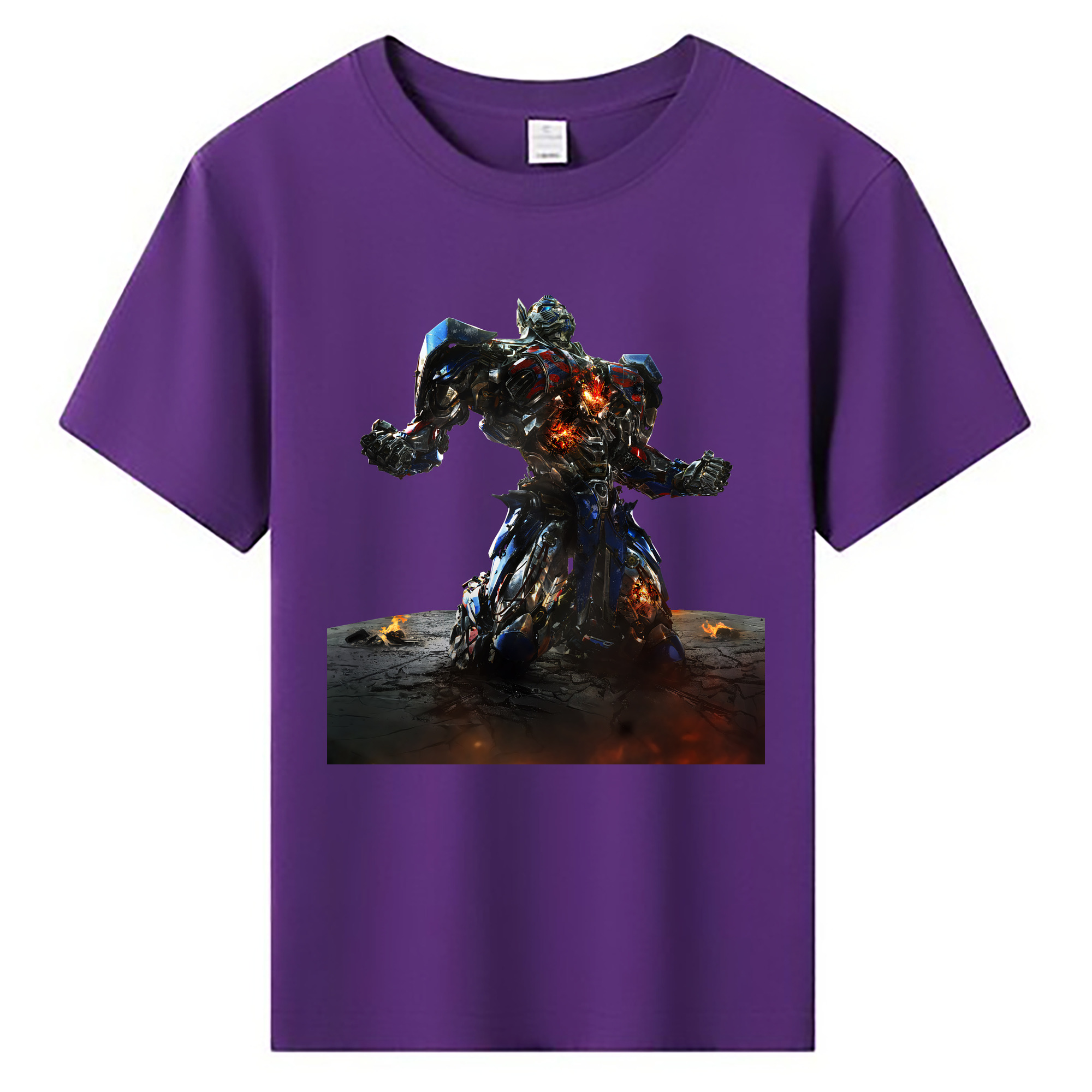 （画像用） Transformers トランスフォーマー 綿100％キッズTシャツ（フロントプリント）