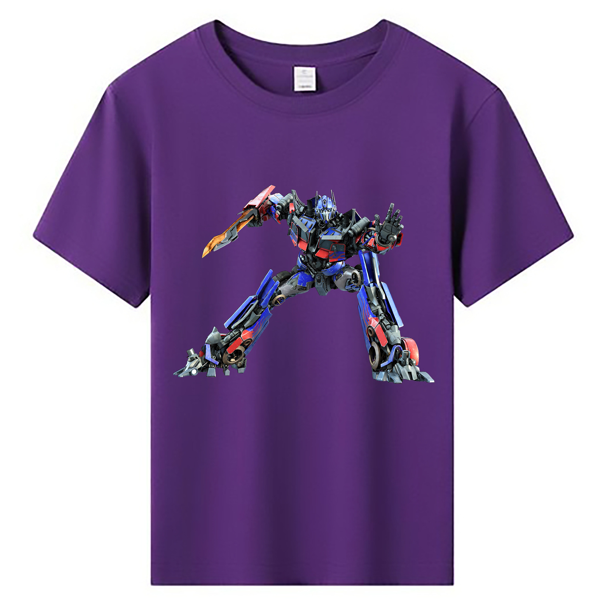 （画像用） Transformers トランスフォーマー 綿100％キッズTシャツ（フロントプリント）