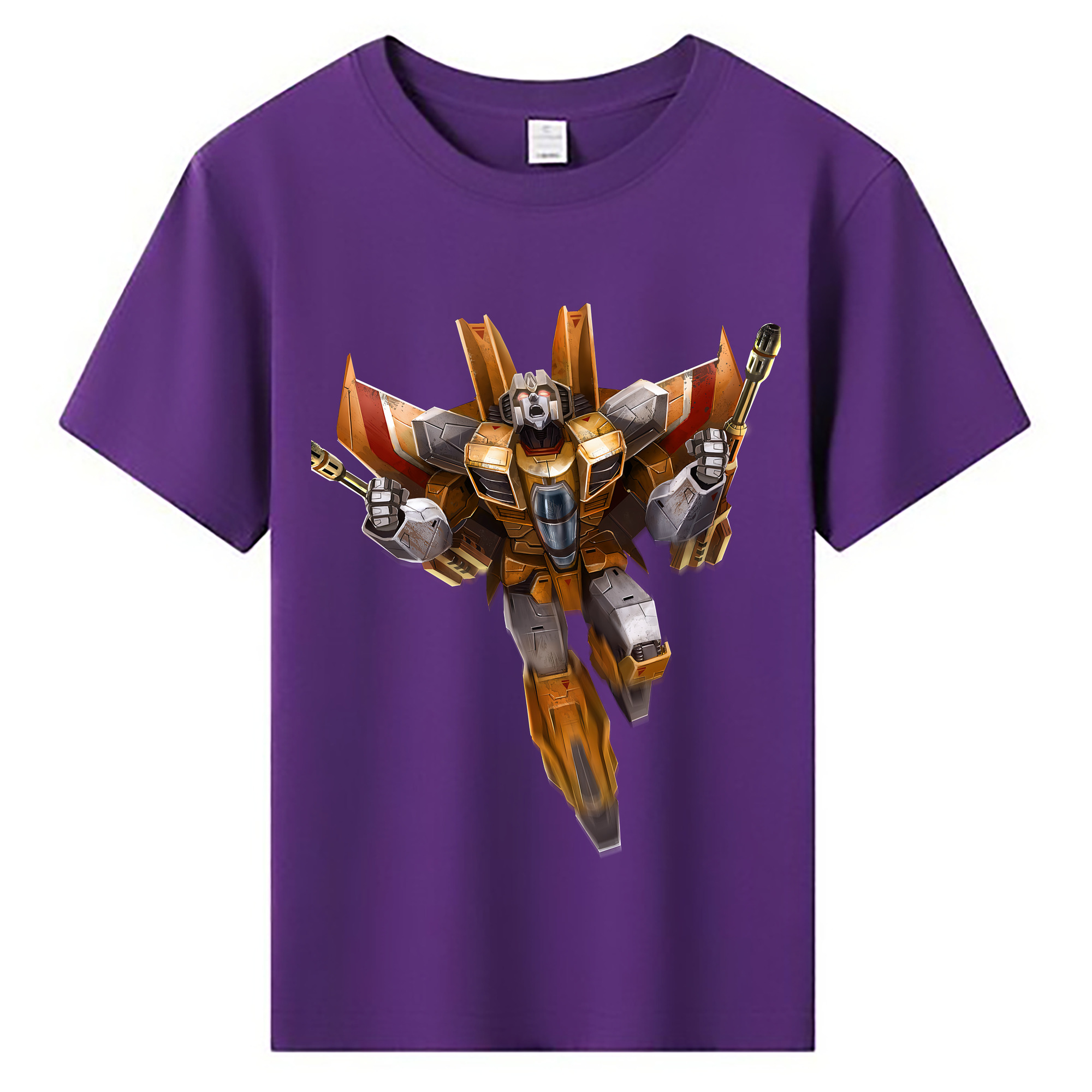 （画像用） Transformers トランスフォーマー 綿100％キッズTシャツ（フロントプリント）
