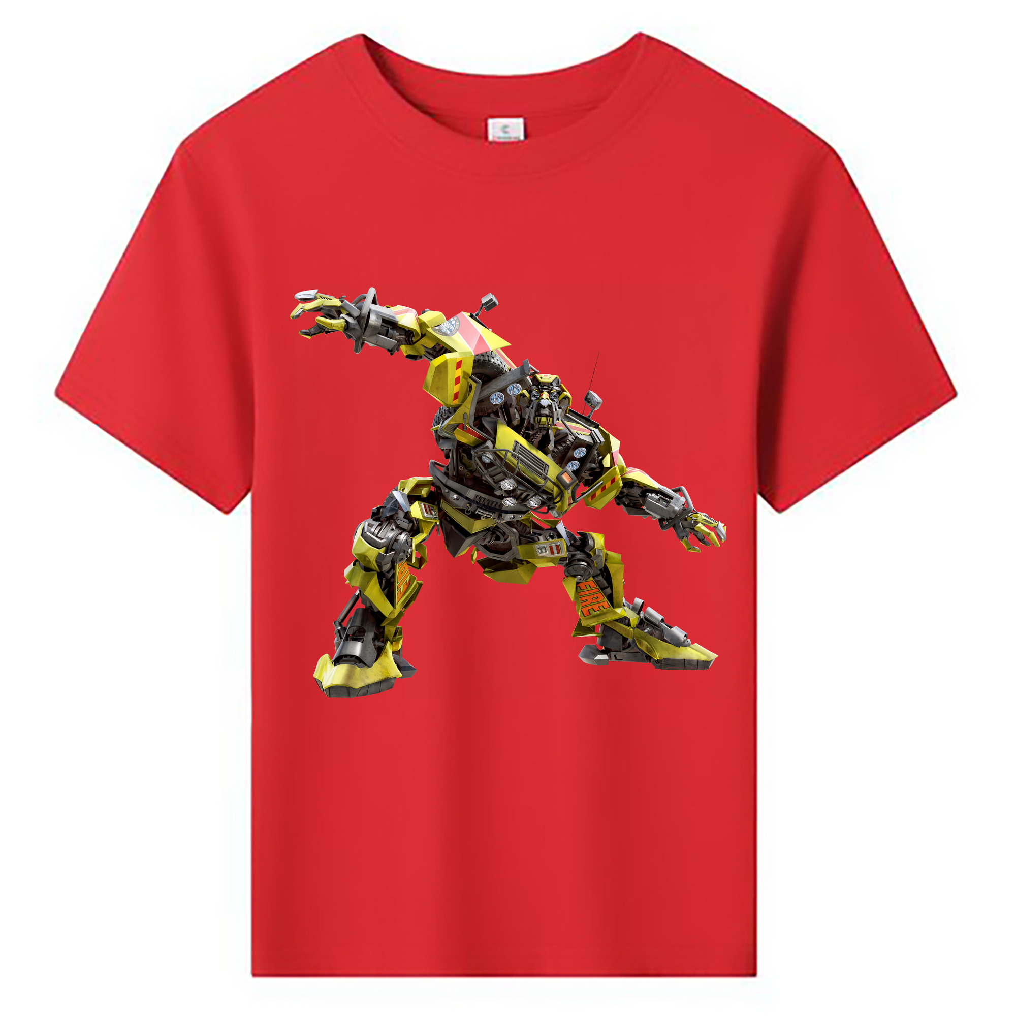 （画像用） Transformers トランスフォーマー 綿100％キッズTシャツ（フロントプリント）